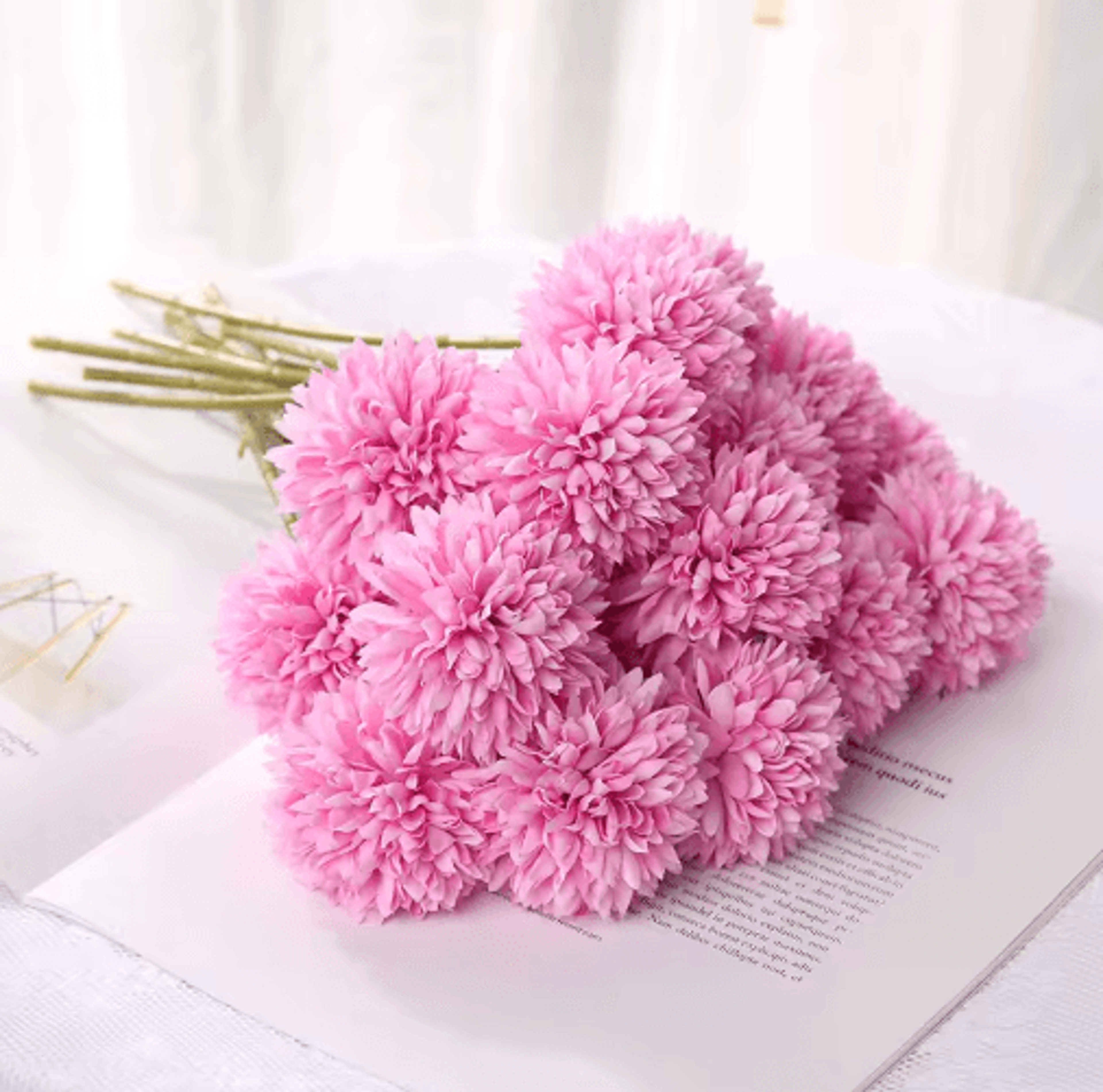 EverBloom Hydrangea Artificial Flower Bouquet  35PCS Decorative Hydrangea Stems For Home  Wedding D 18