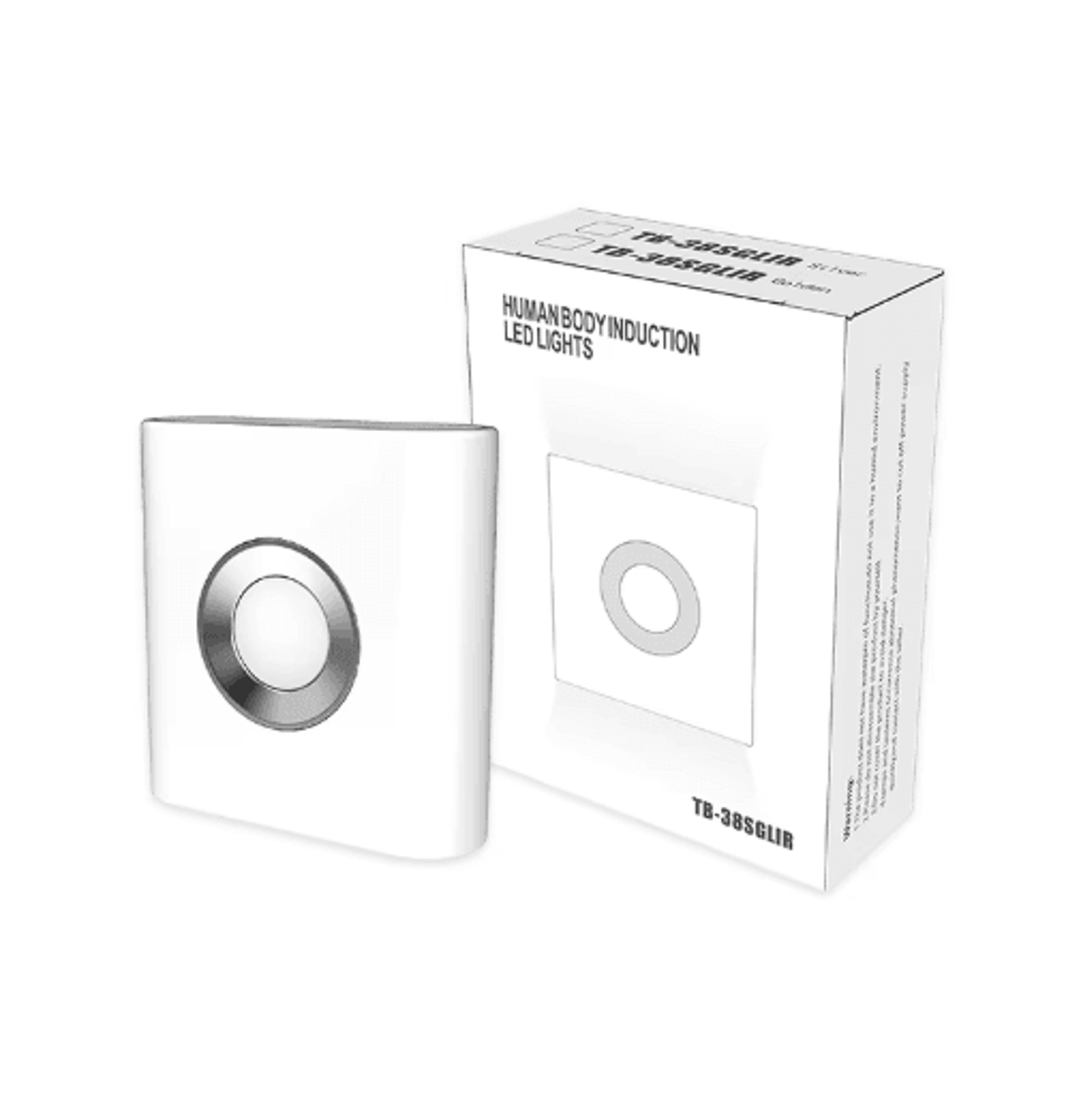 4Pack Motion Sensor Night Light  USBC Rechargeable Wireless LED Closet Lights 2