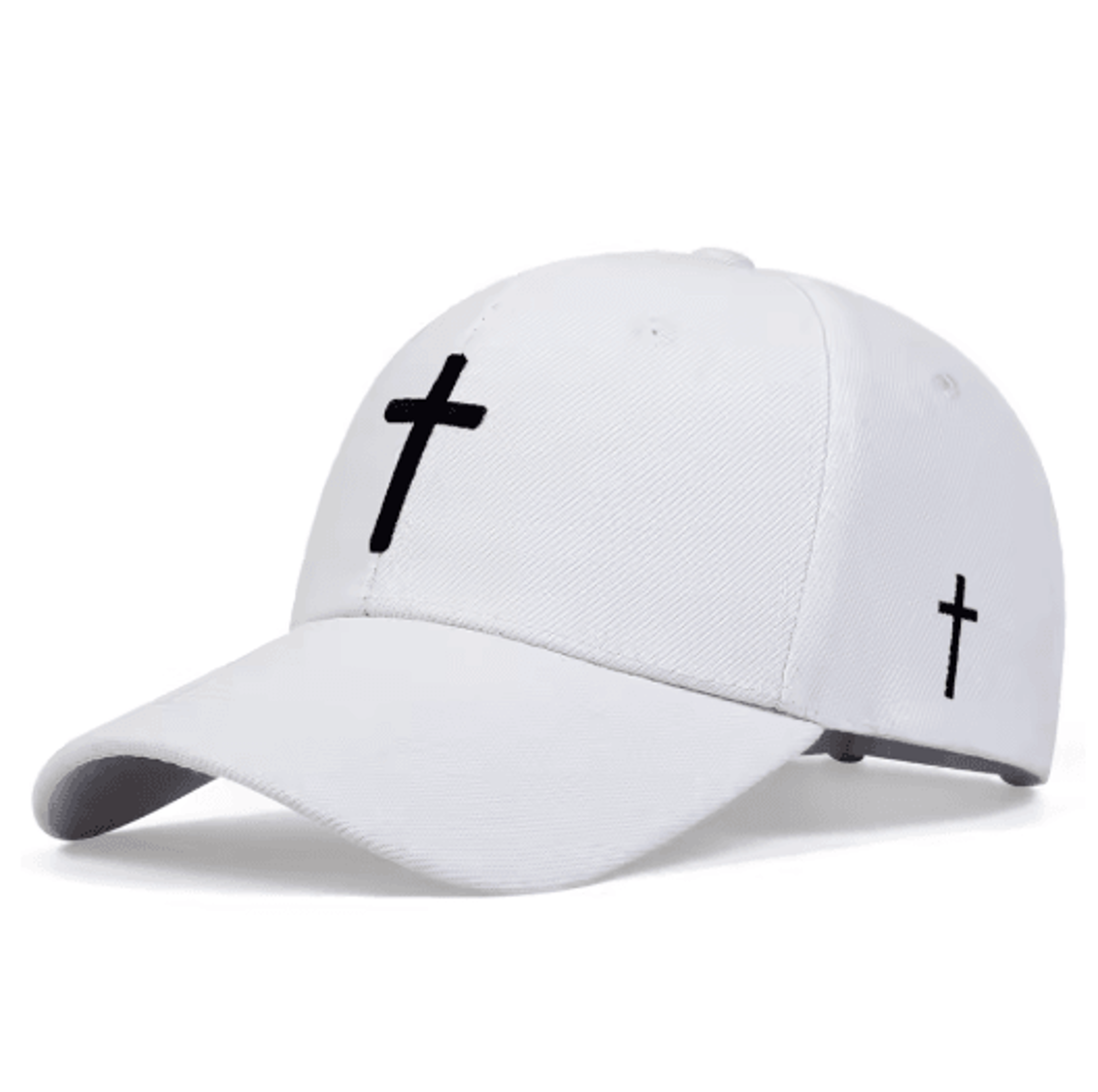 Classic Black Cotton Baseball Cap Adjustable Snapback Casual Dad Hat 6