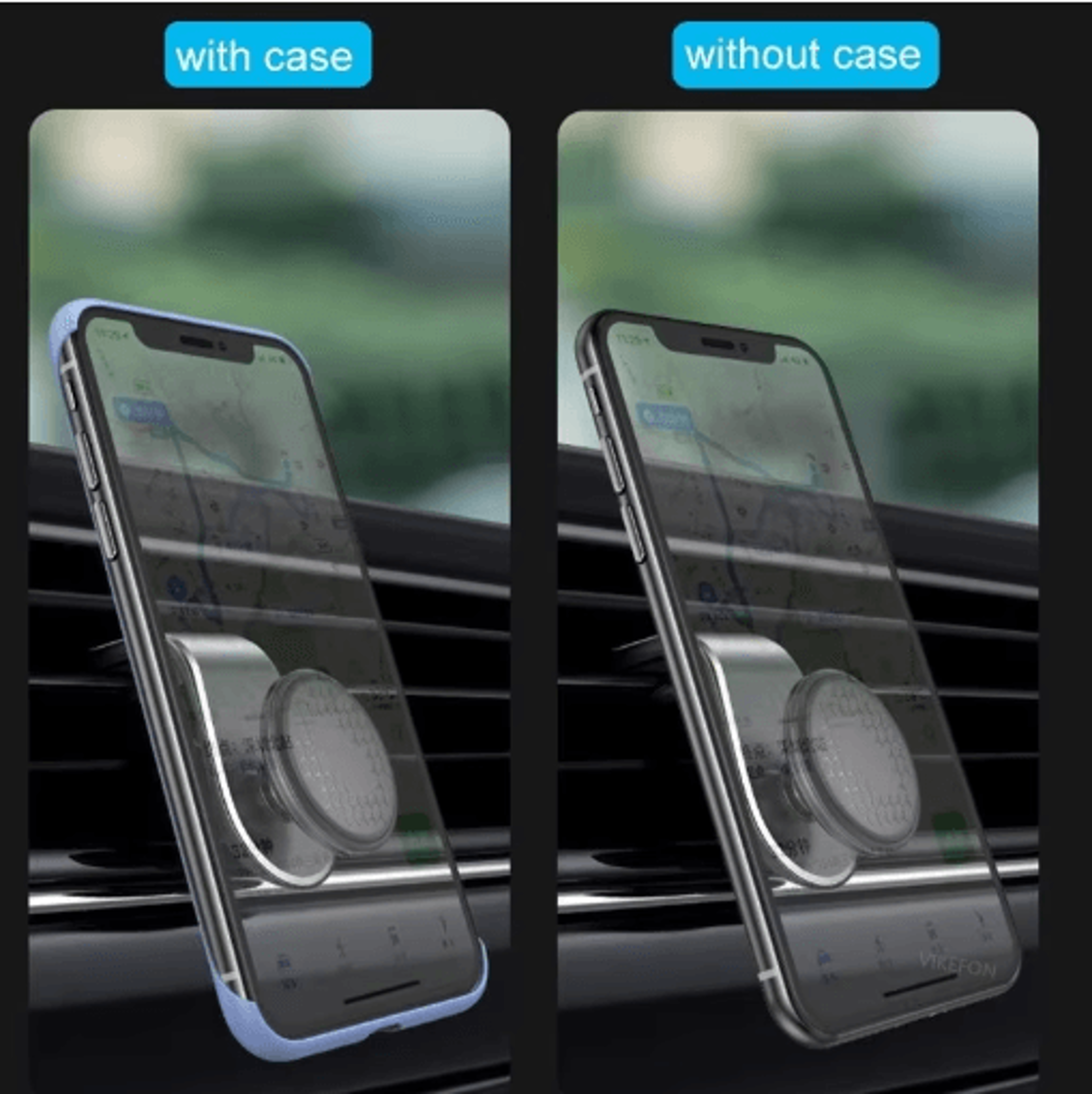 Universal Magnetic Air Vent Car Phone Holder  Compact GPS Smartphone Mount 9