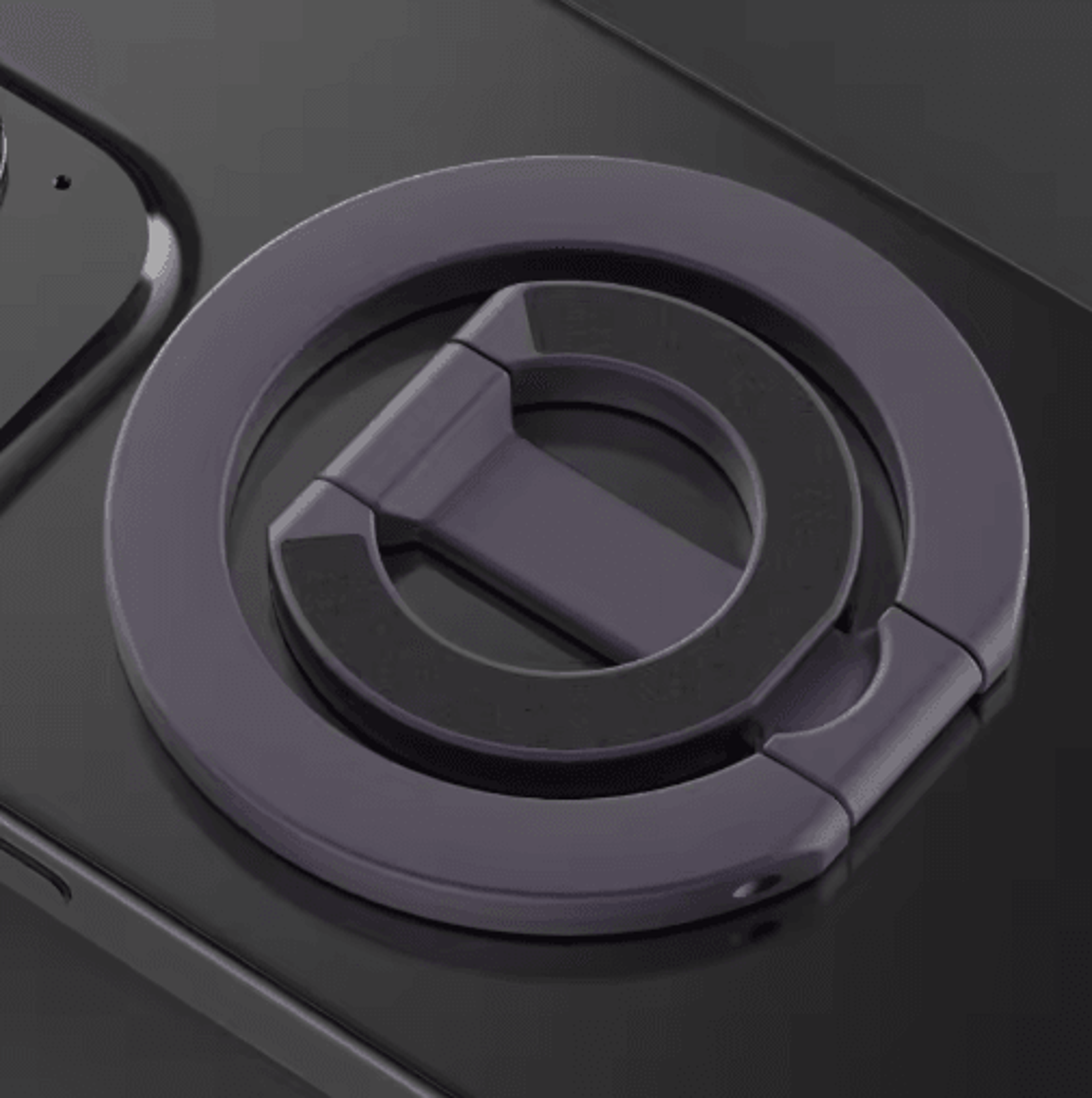 MagSafe DoubleSided Magnetic Ring Holder  Foldable Phone Grip  Stand 6