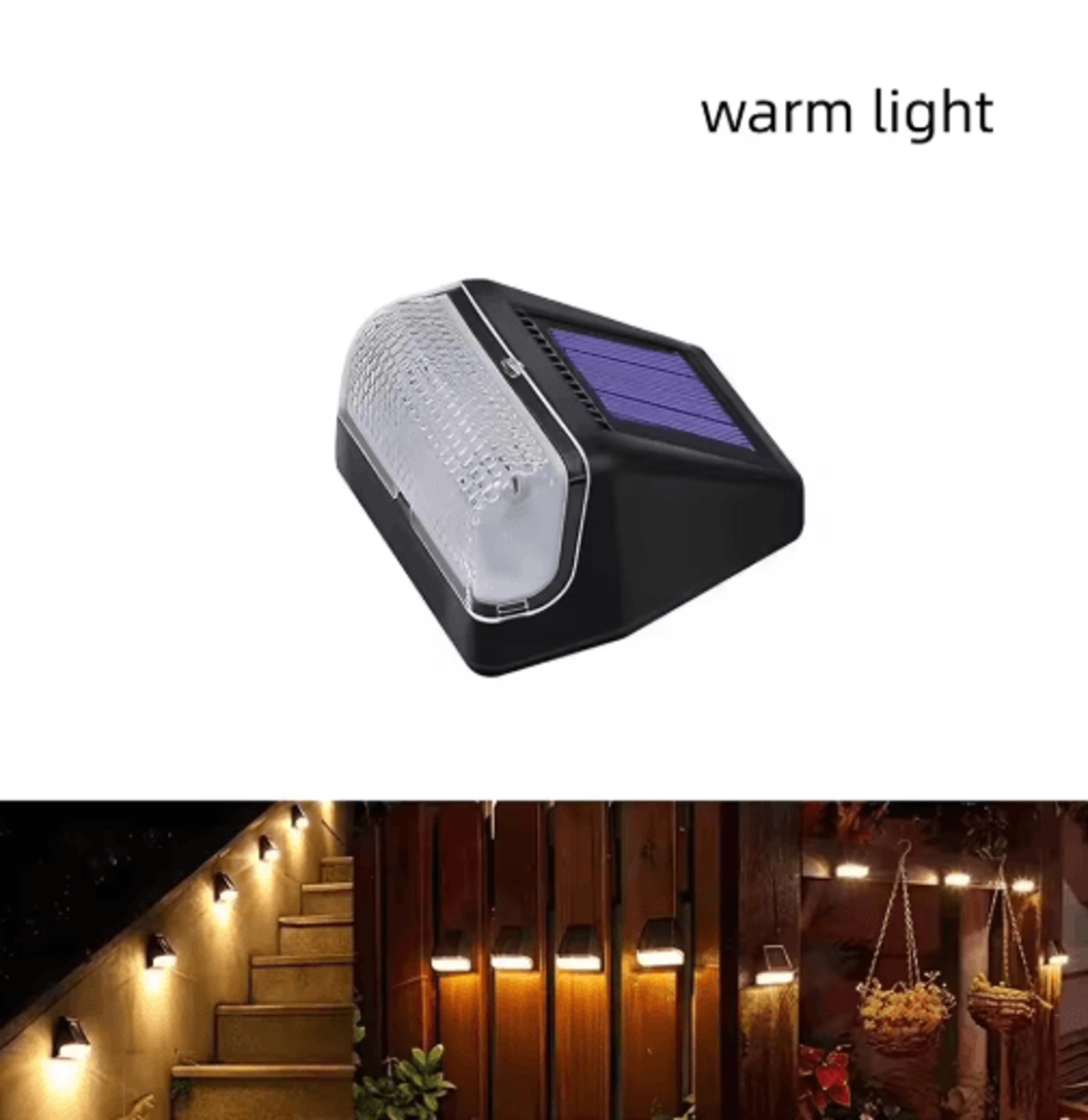 Decorative Hanging Solar Garden Lantern  Waterproof Outdoor LED Patio Light 1