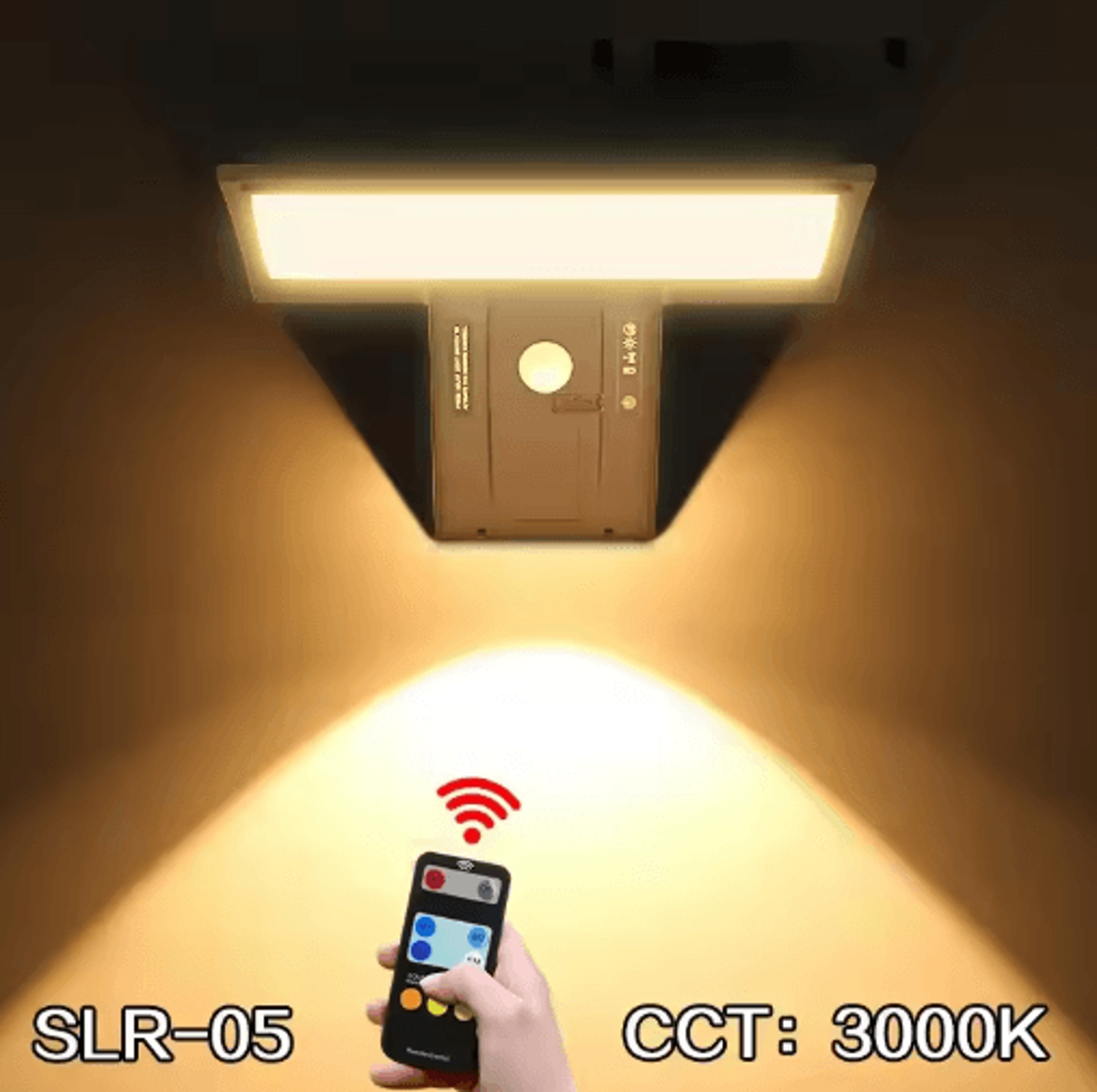 90LED Solar Motion Sensor Security Flood Light  Waterproof Outdoor Garden Light With 3 Colors  4 Mo 1