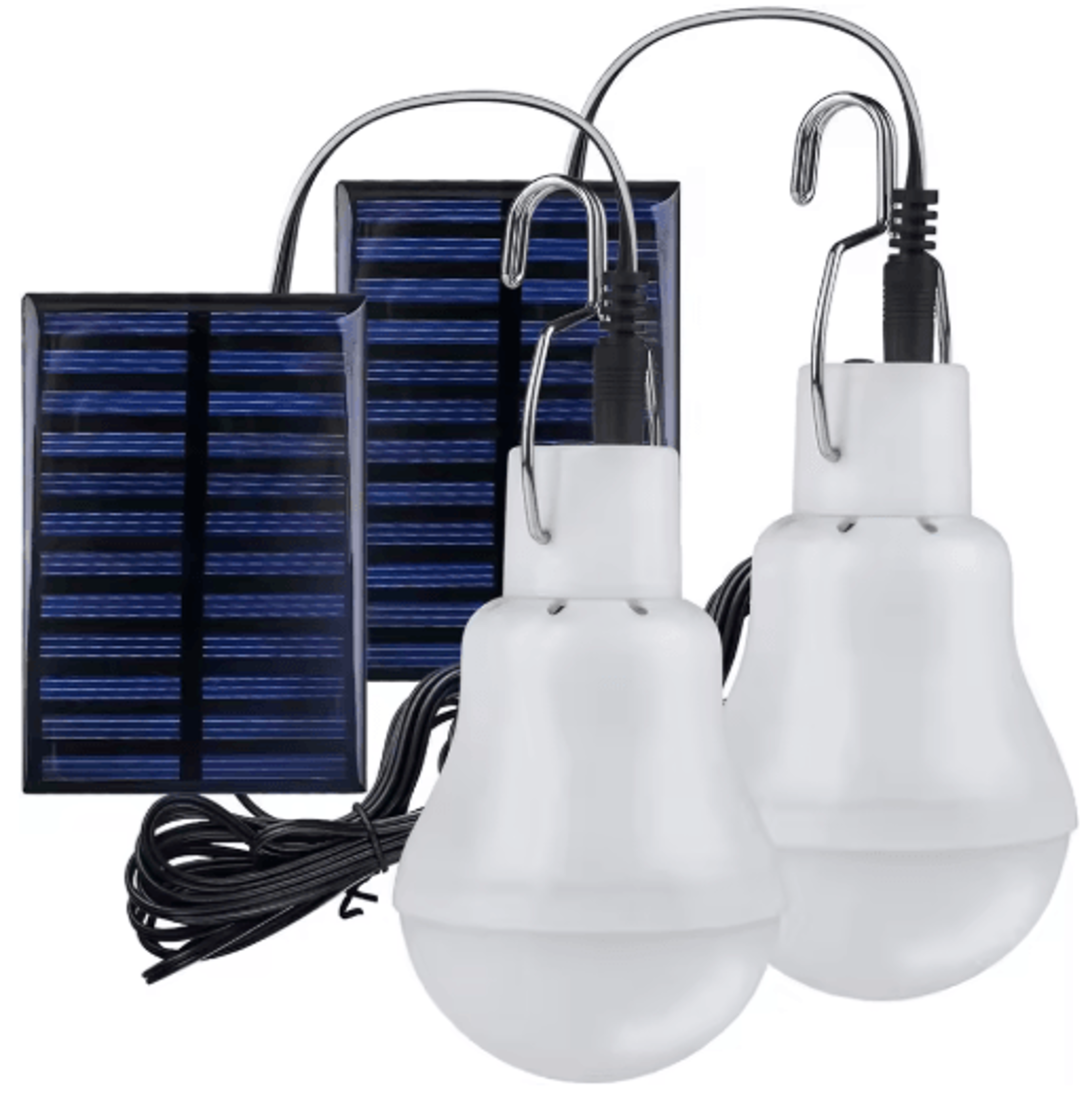Portable Solar LED Bulb Light  USB Rechargeable Hanging Emergency Lamp 0
