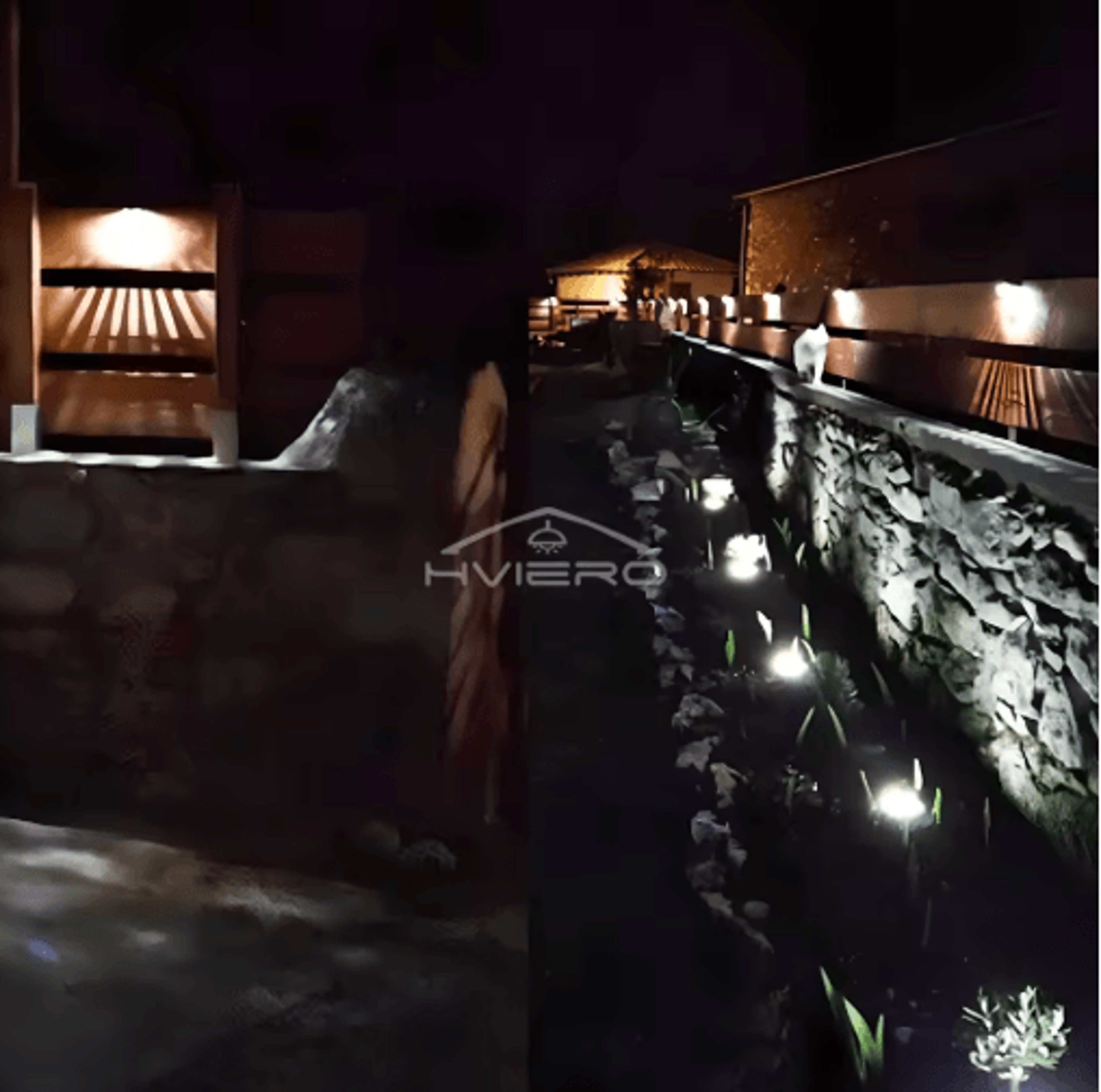 6LED HalfRound Solar Step  Fence Lights  Waterproof Outdoor Garden Wall Lamps 7