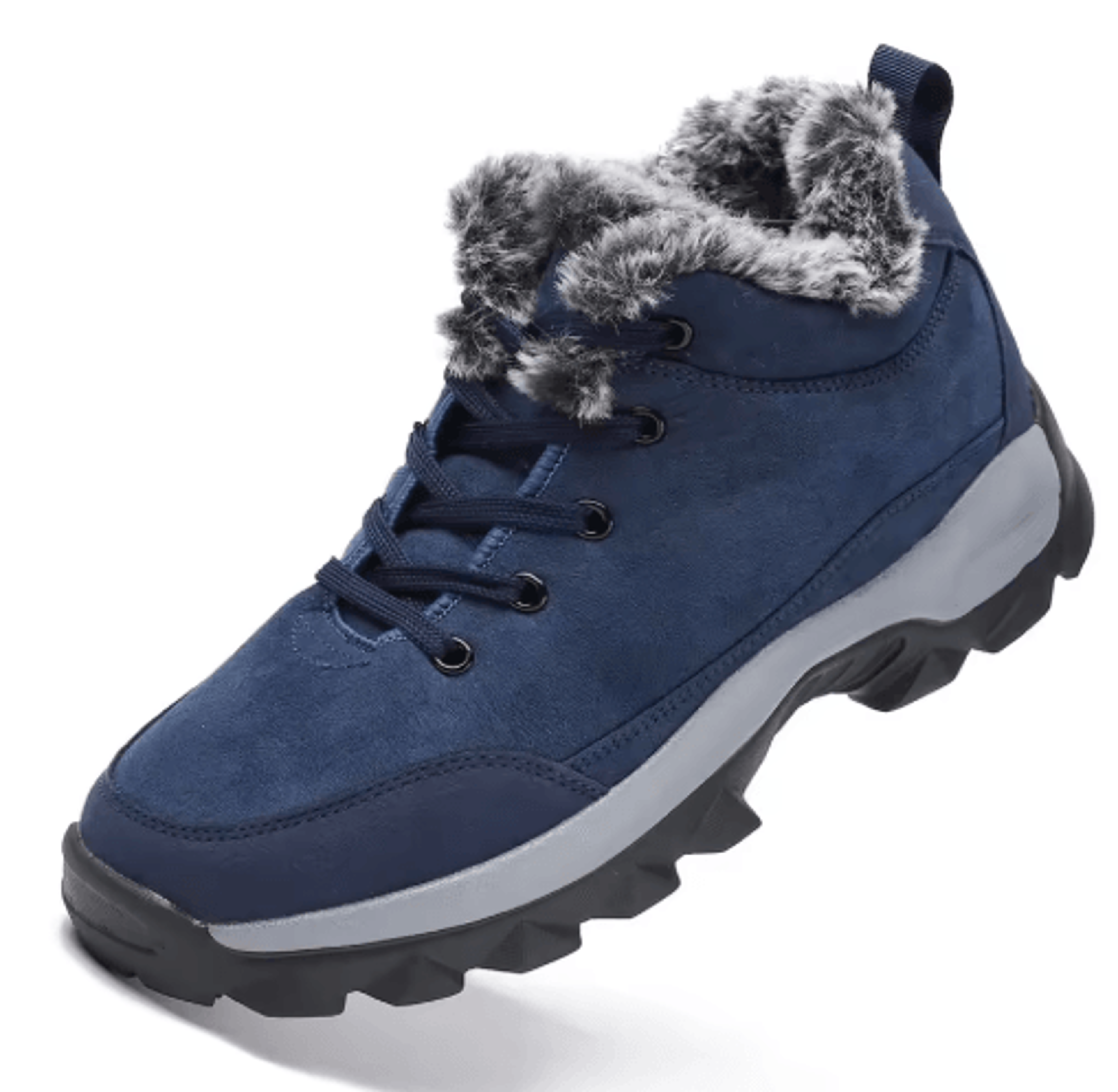 Mens FurLined Winter Snow Boots  Warm Outdoor Ankle Boots 3