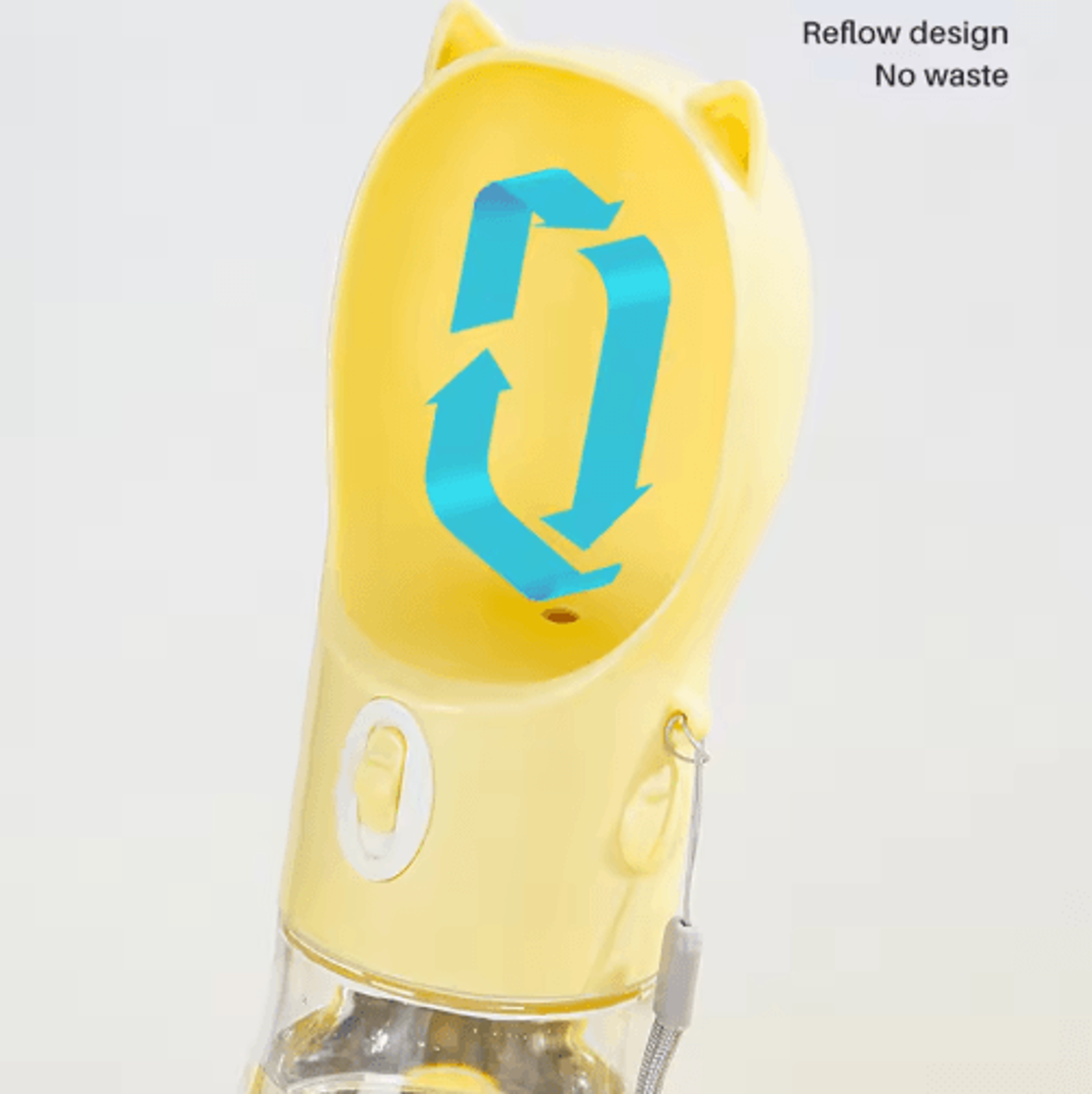 Portable Dog Water Bottle With Food Container  Drinking Bowl For Travel 4