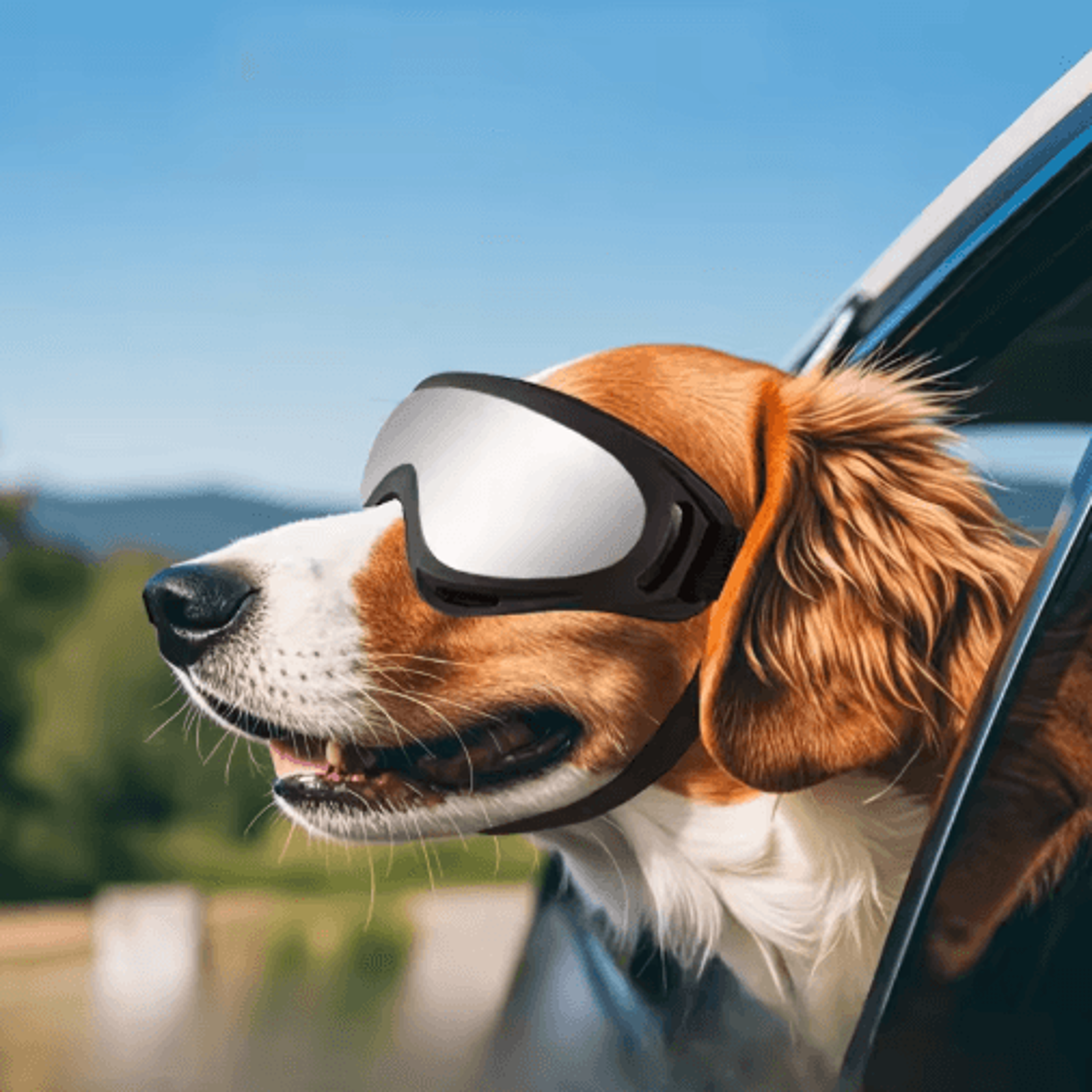 UV Protection Dog Goggles For Large Dogs  Windproof Outdoor Pet Sunglasses 5