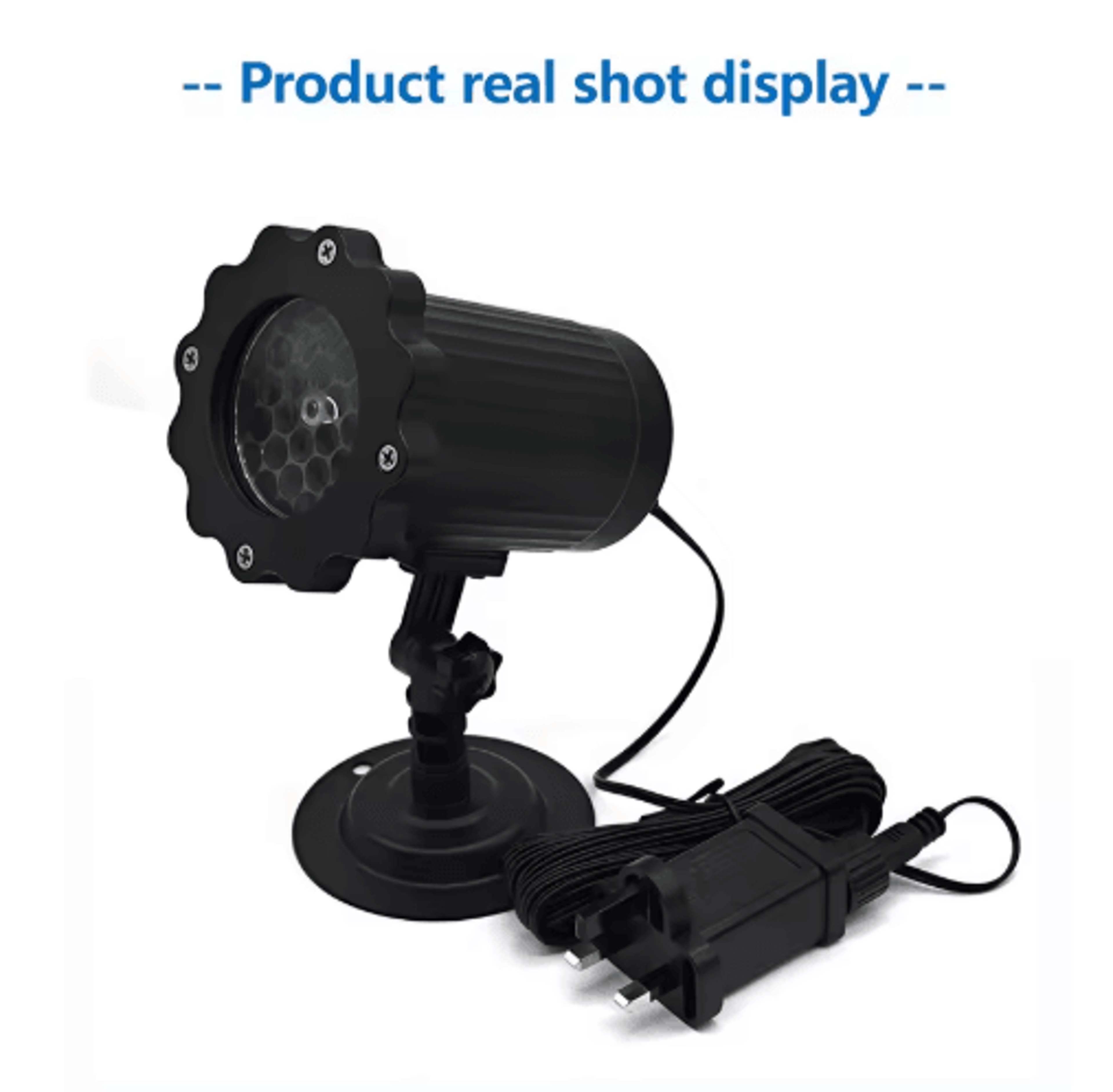 Outdoor Snowflake LED Projector Light With Remote  Christmas Holiday Projection Decor 0