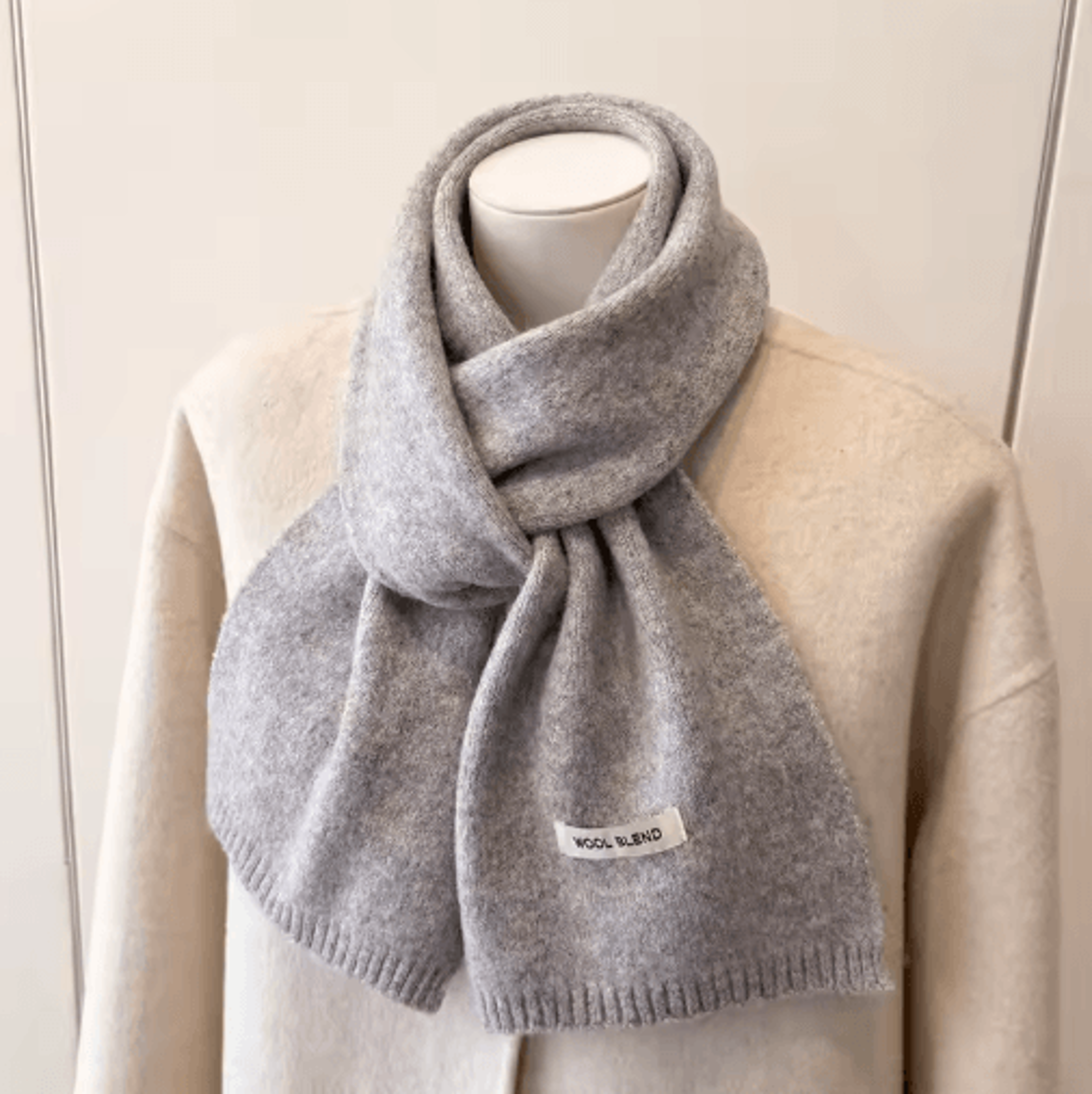 LuxeKnit Korean Winter Scarf  Soft Knitted Shawl Scarf For Women 8