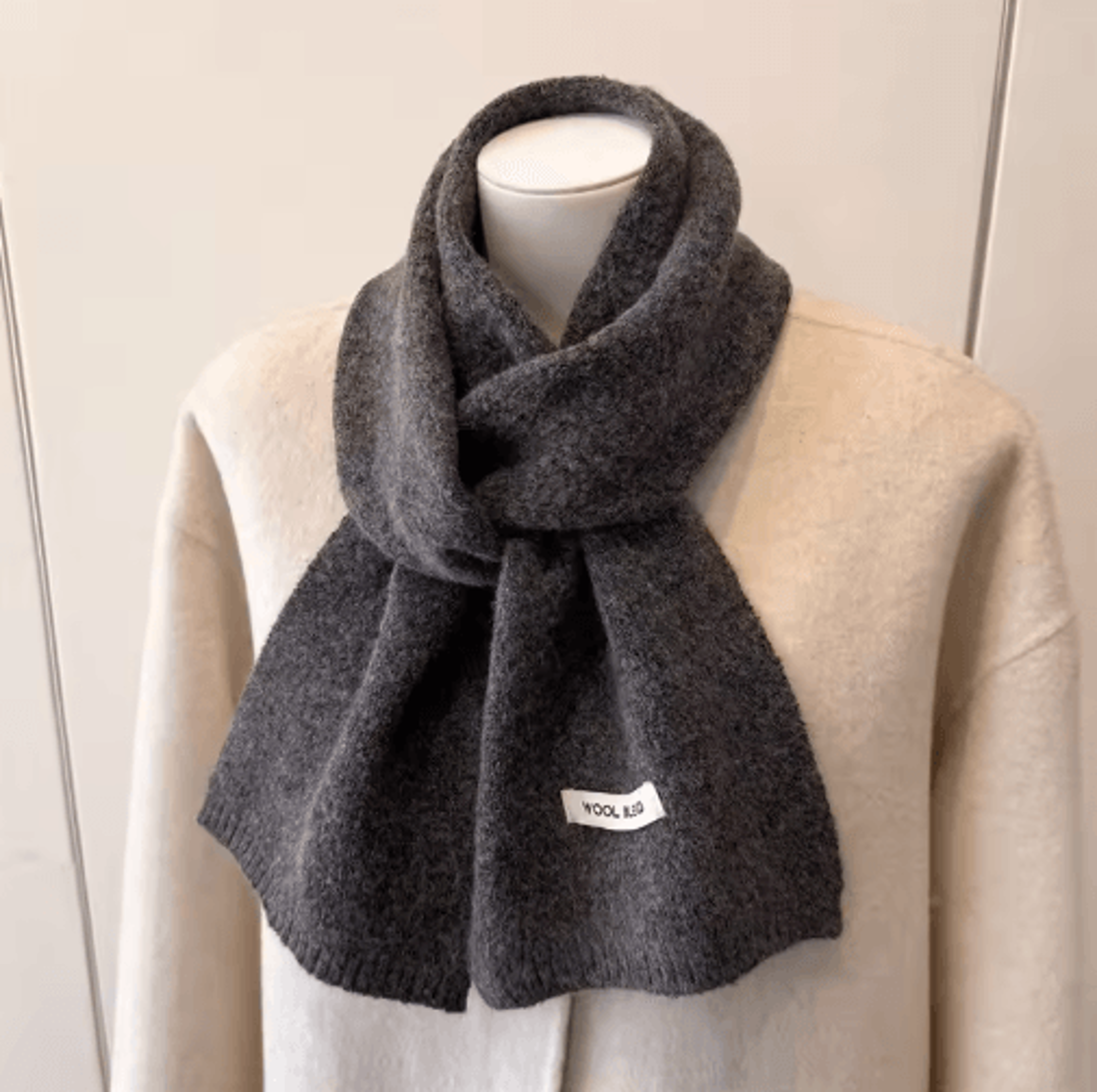 LuxeKnit Korean Winter Scarf  Soft Knitted Shawl Scarf For Women 11