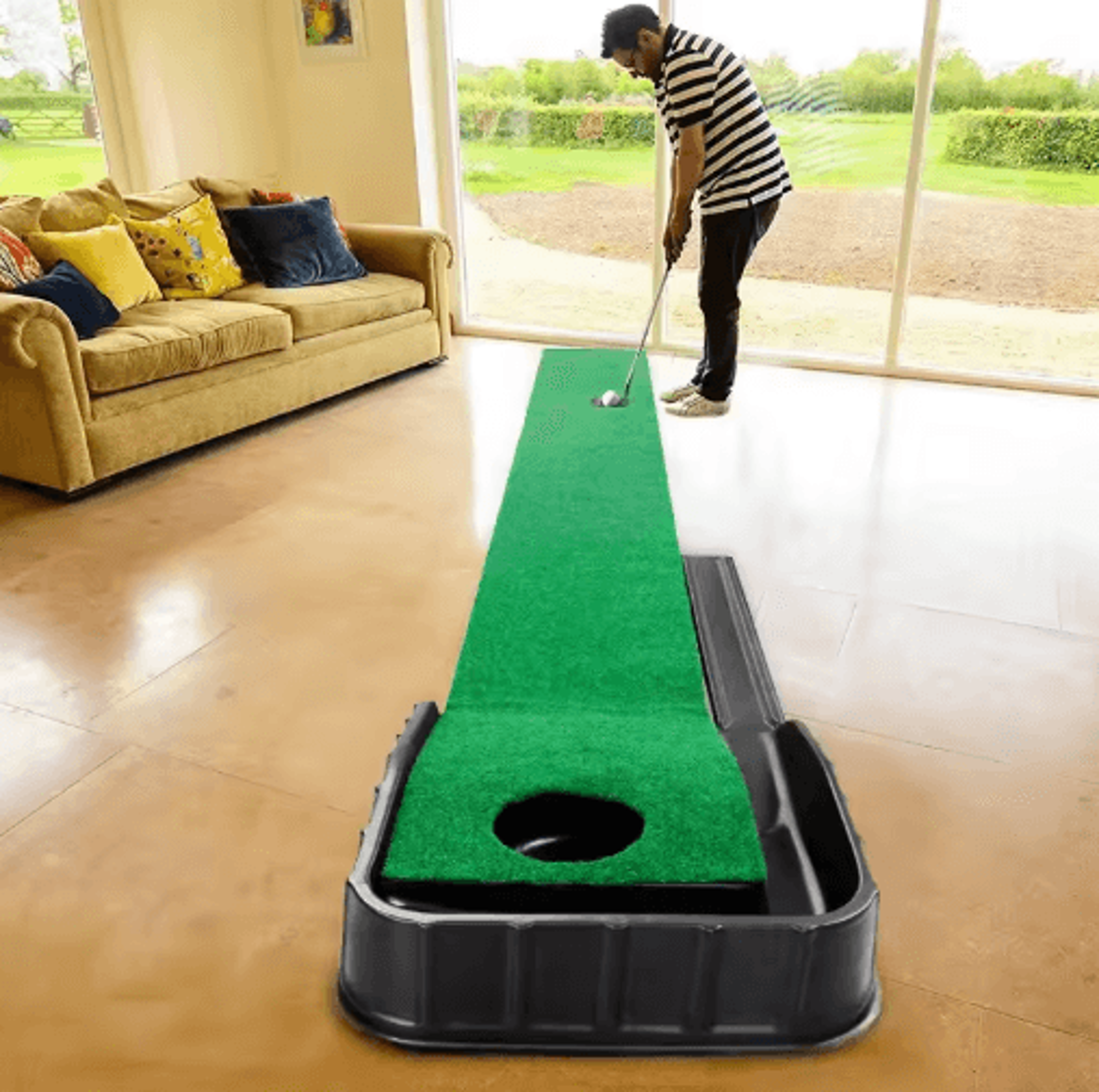 ProStroke Golf Putting Mat  Realistic Indoor Putting Mat For Home Practice 0