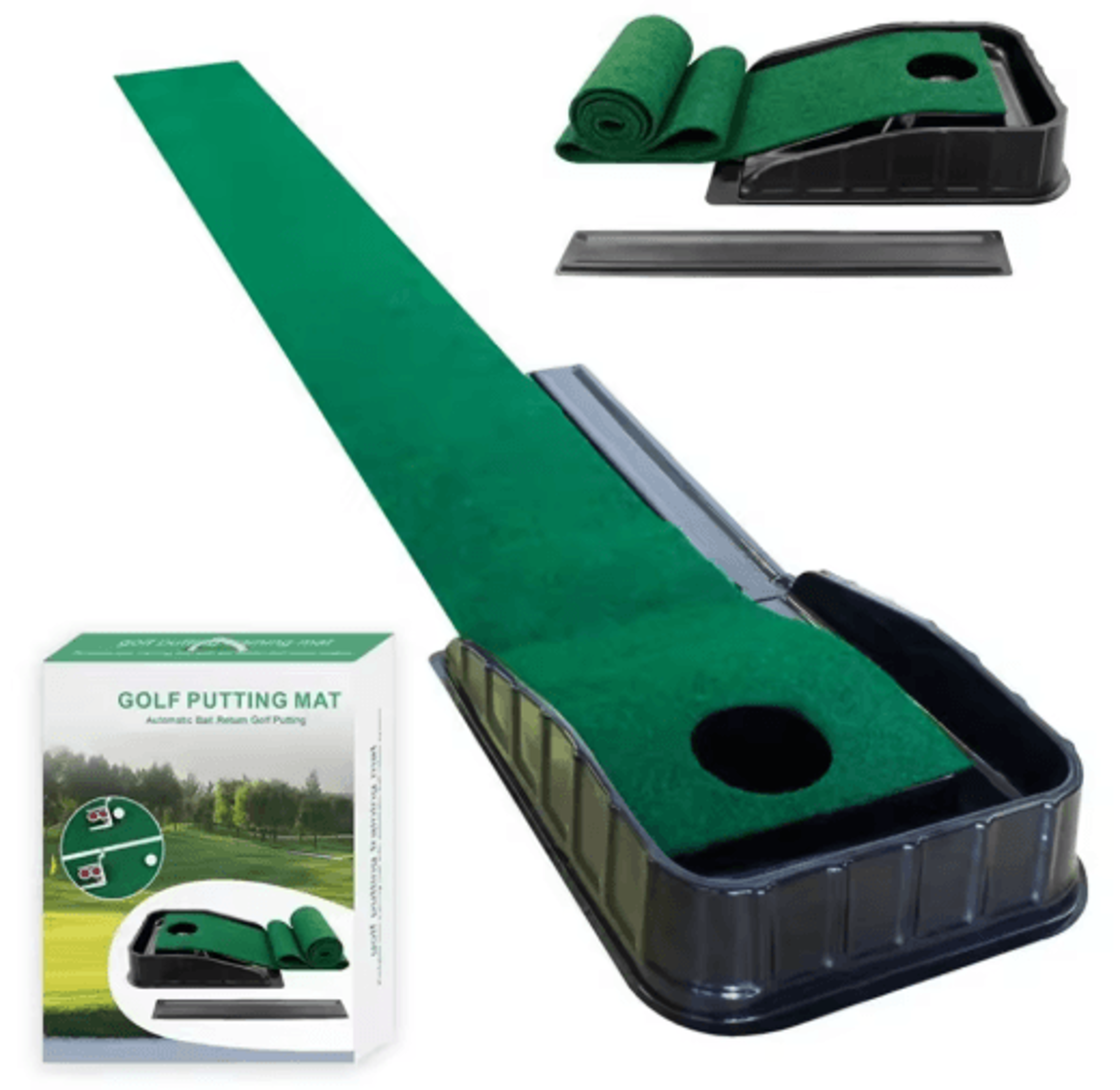 ProStroke Golf Putting Mat  Realistic Indoor Putting Mat For Home Practice 5