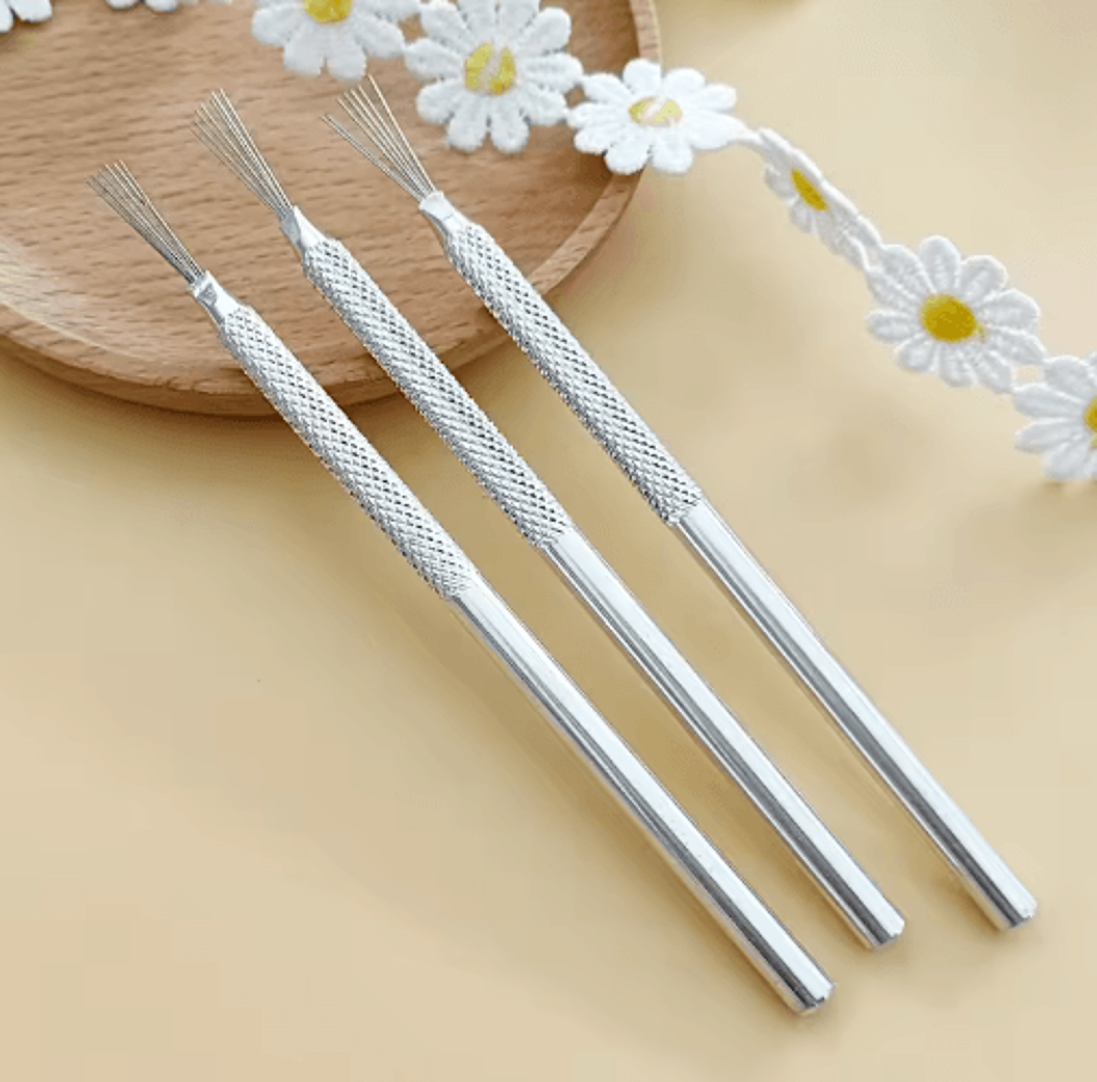 FeatherLine Clay Texture Tool  Precision 7 Pin Clay Tool For Sculpting  Detailing 9