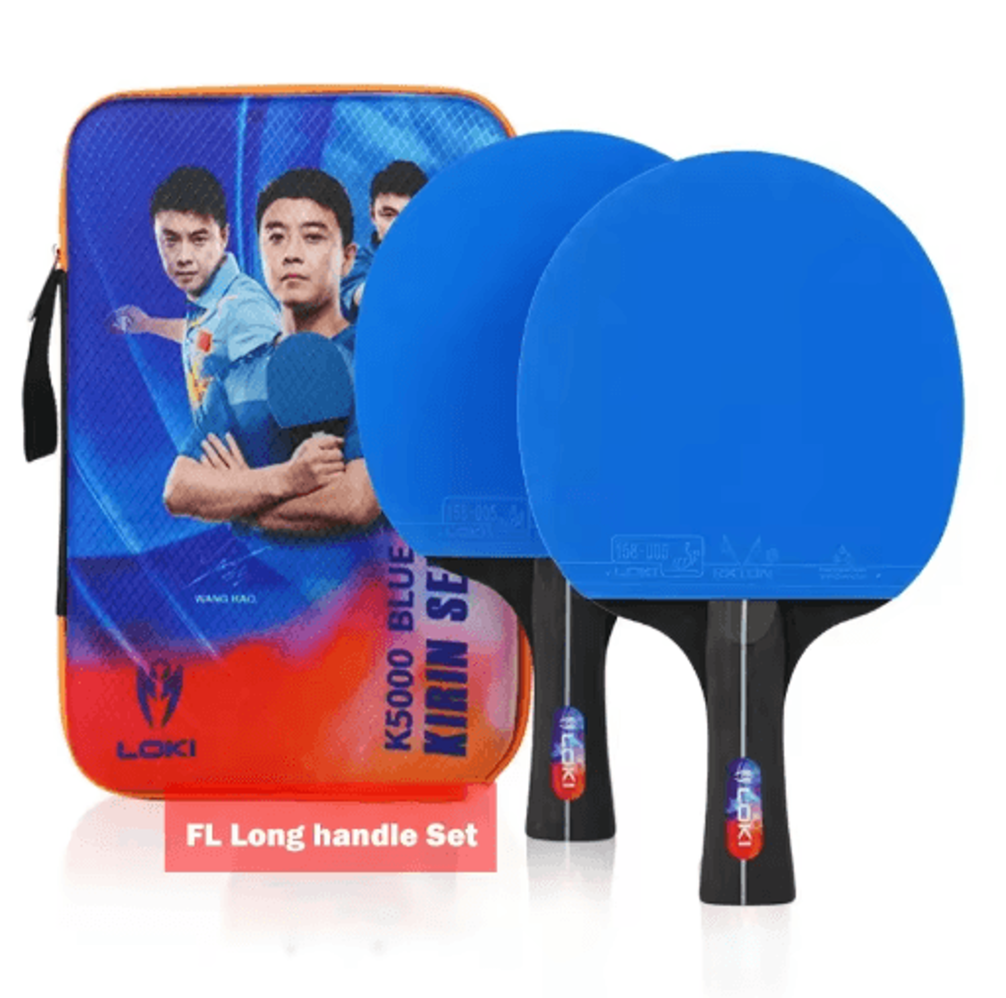 LOKI K5000 Table Tennis Racket Set  2pcs Ping Pong Paddles With HighPerformance Rubber 1