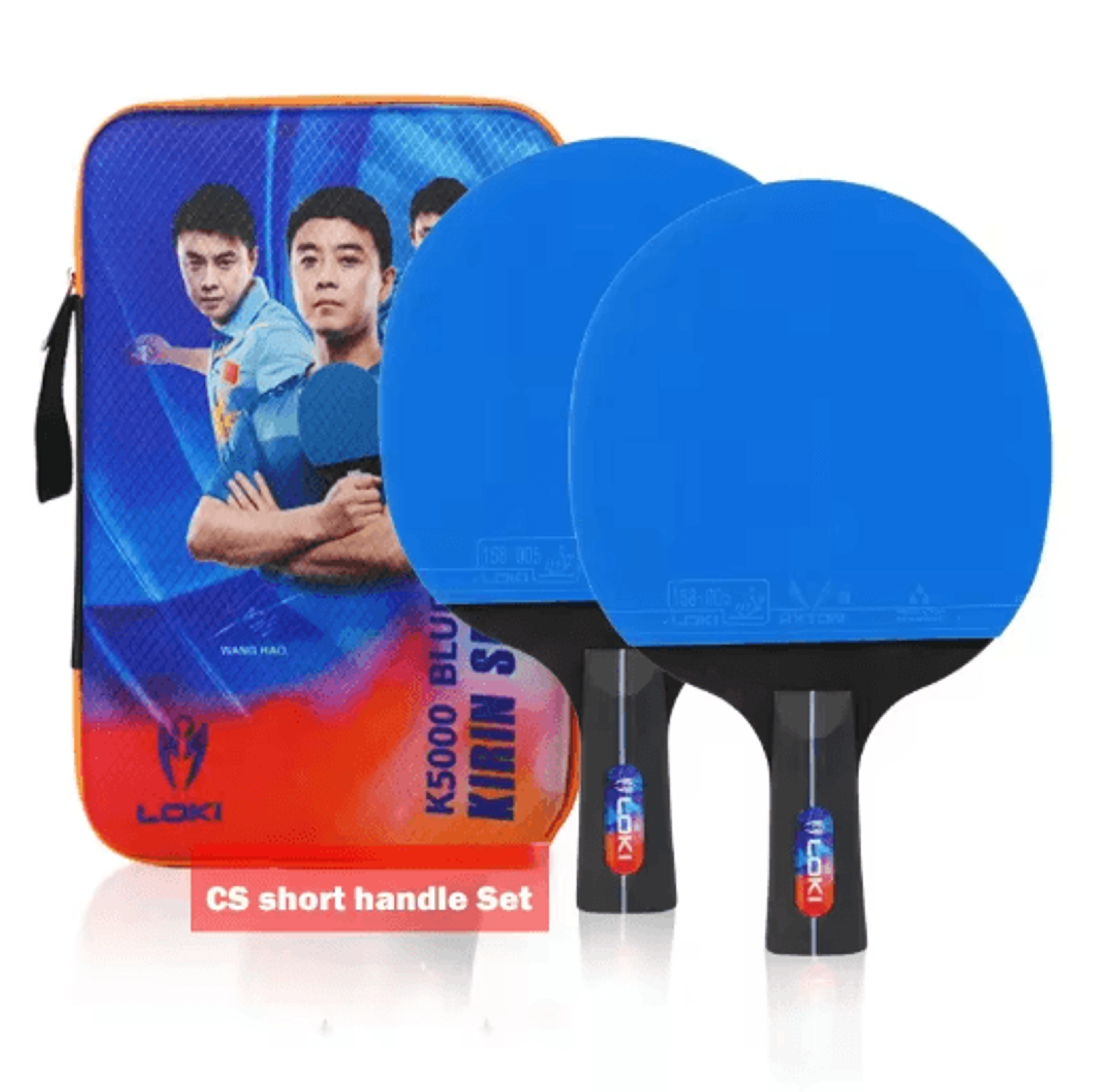 LOKI K5000 Table Tennis Racket Set  2pcs Ping Pong Paddles With HighPerformance Rubber 2