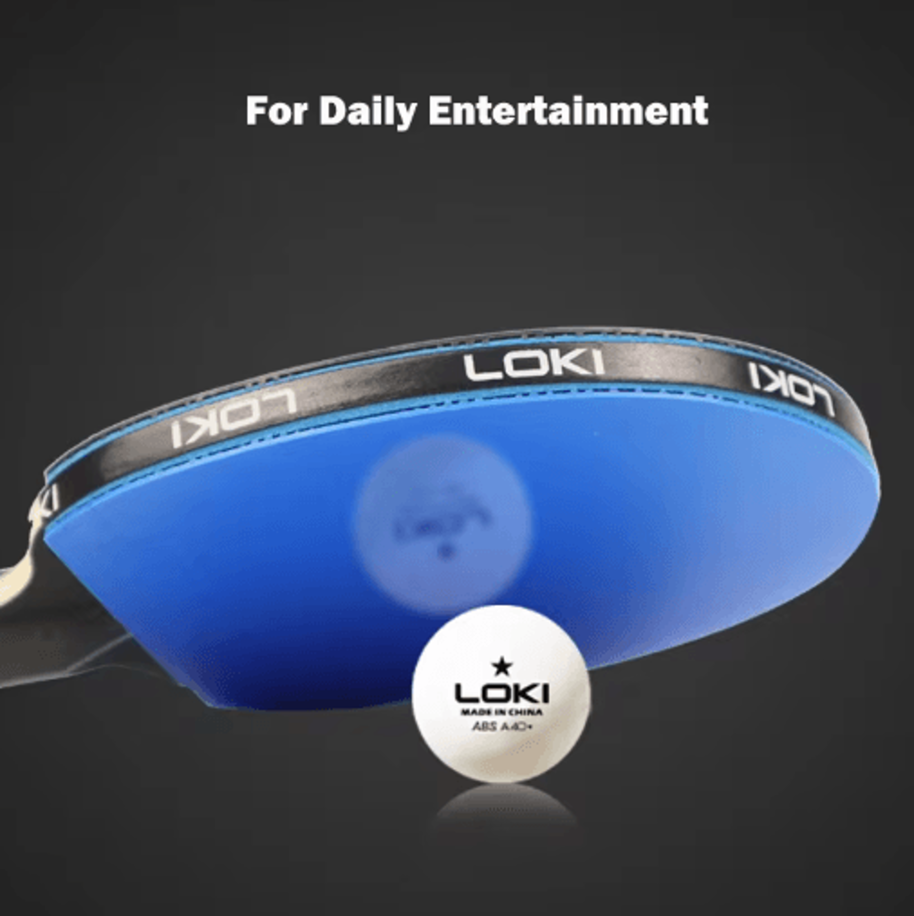 LOKI K5000 Table Tennis Racket Set  2pcs Ping Pong Paddles With HighPerformance Rubber 7