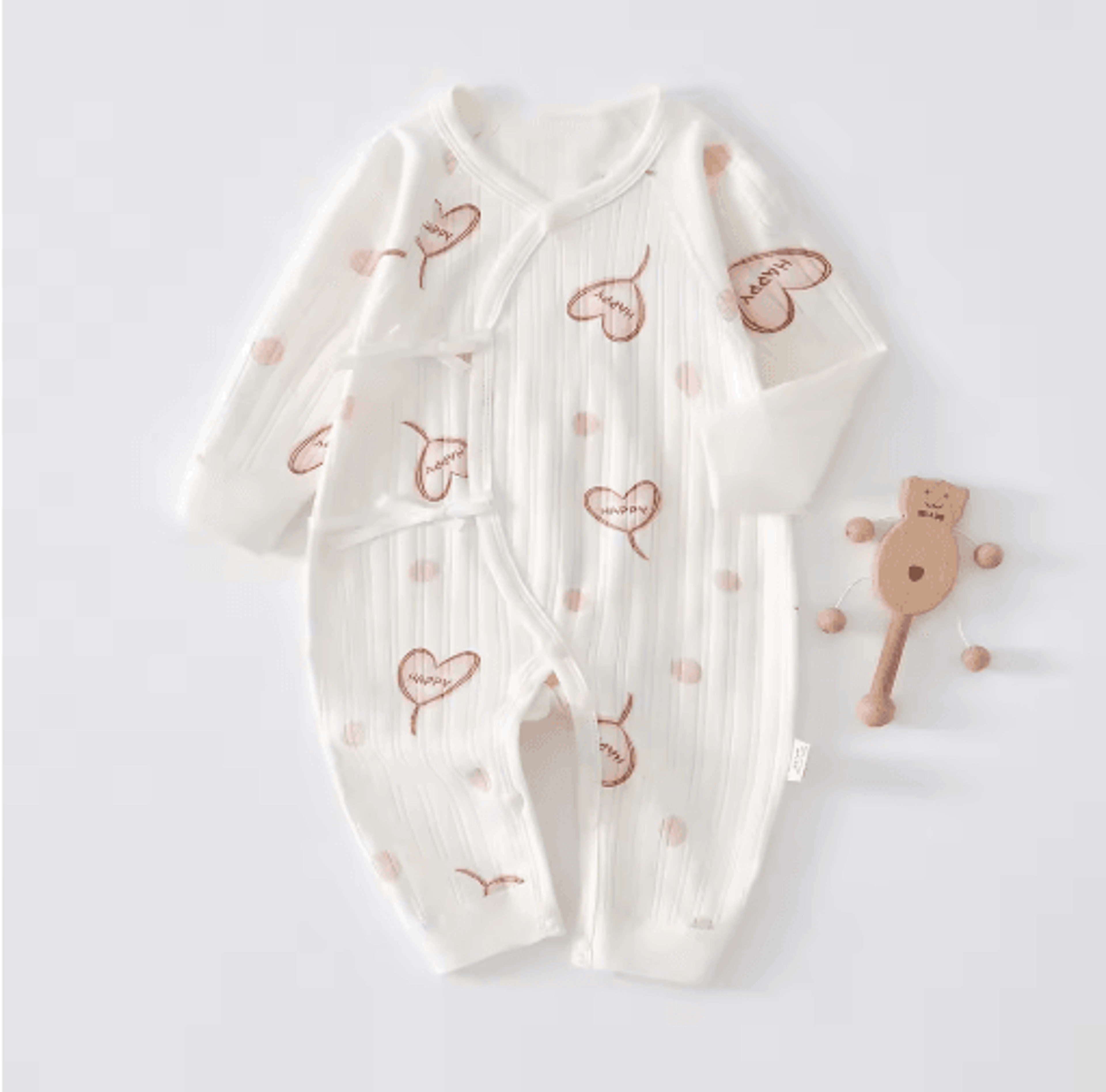 AllSeason Comfort Newborn Long Sleeve Onesie  Soft Cotton Baby Romper 3