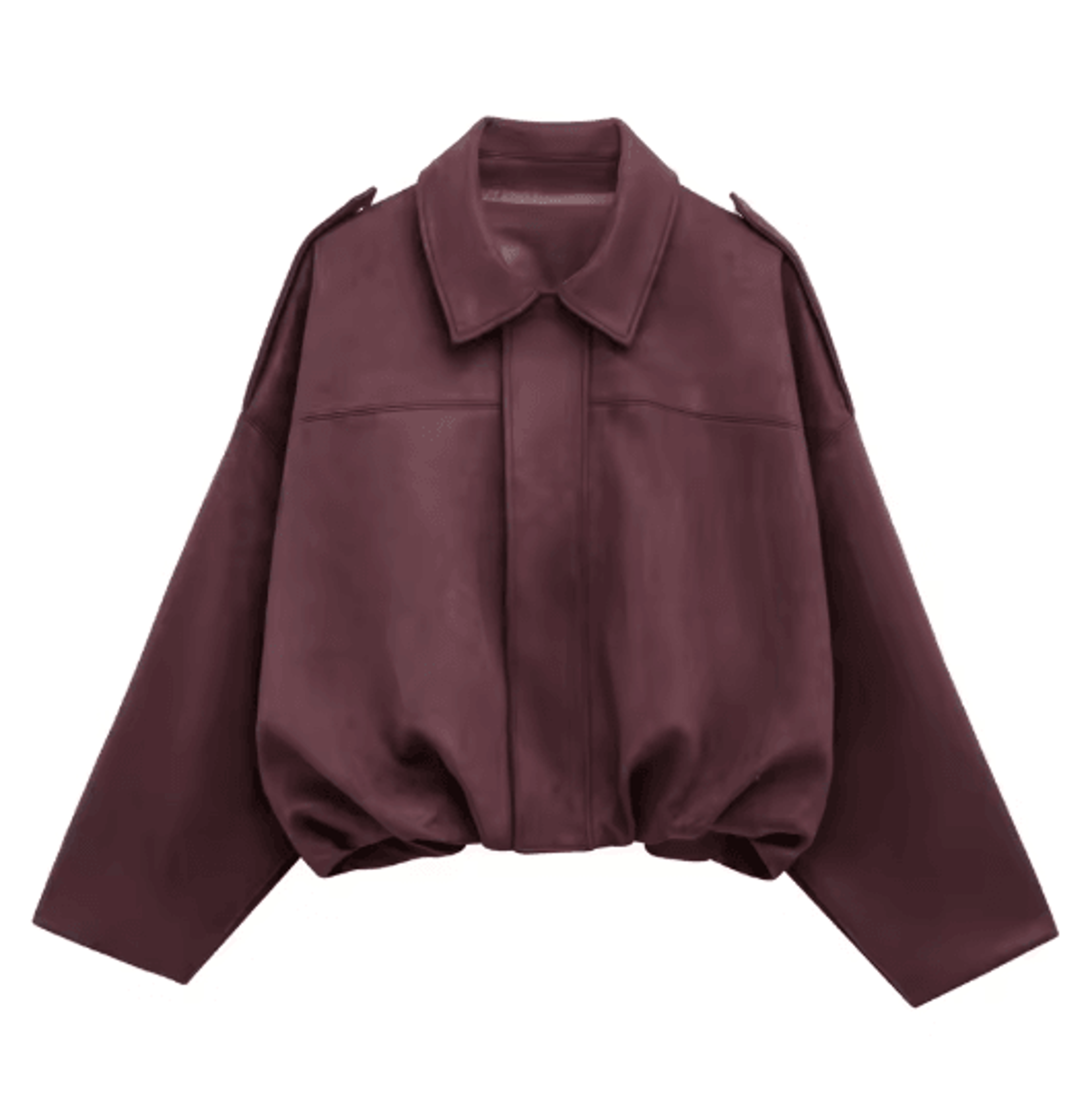 Womens Cropped Suede Bomber Jacket Zip Up High Street Racing Style Coat 1