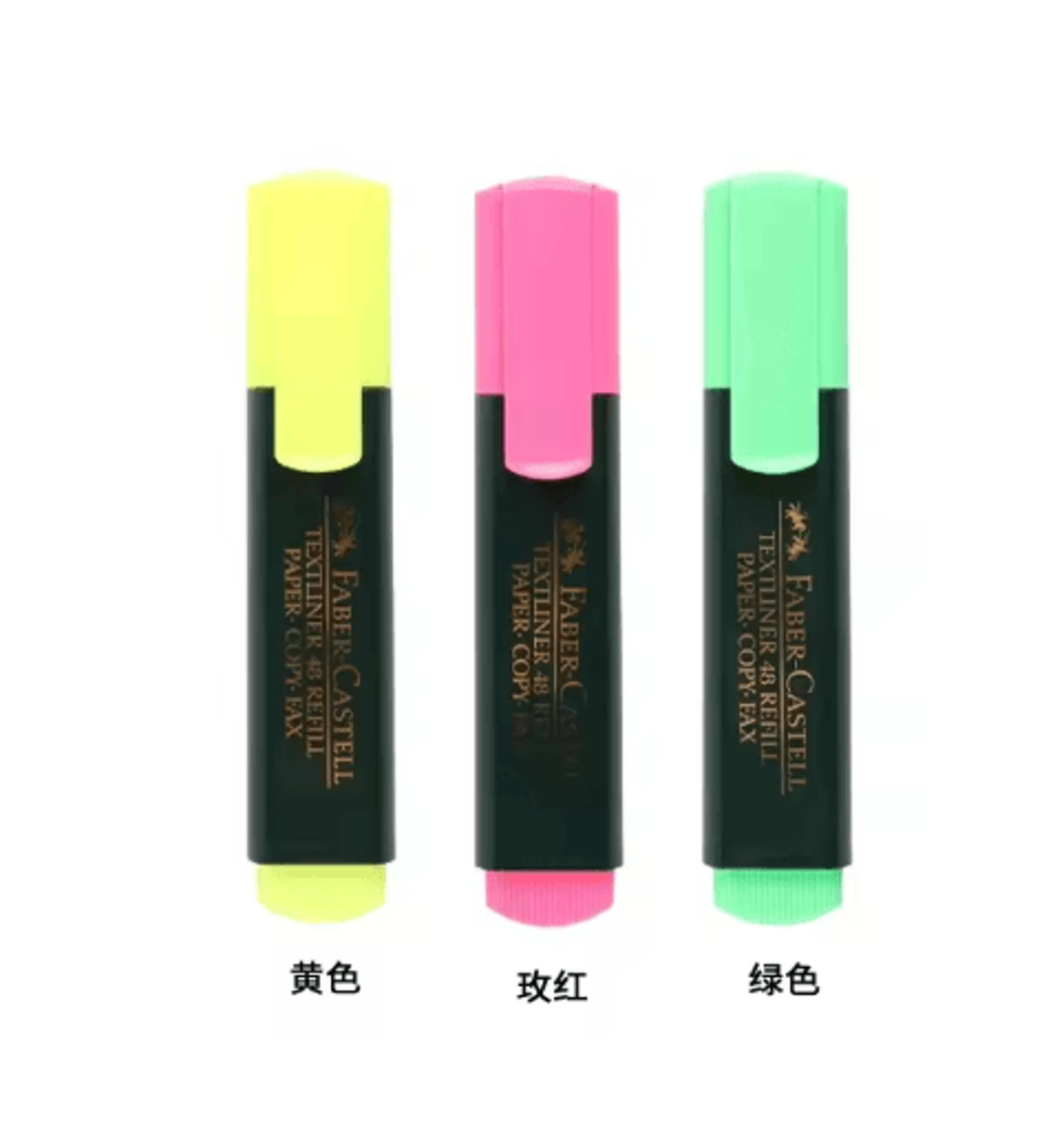 FaberCastell Fluorescent Highlighter Pens  Candy Color Textliner Markers Set 5