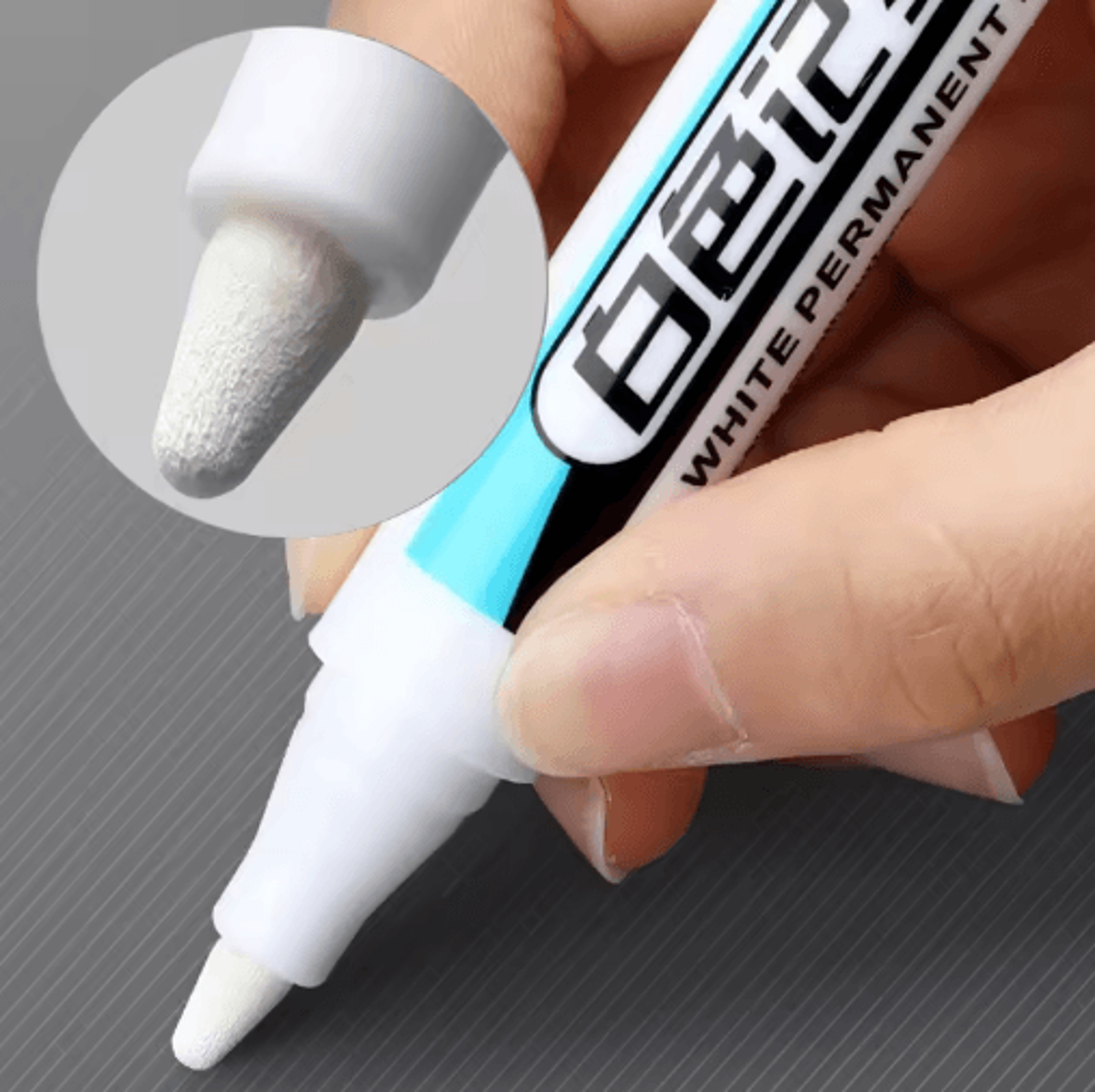 Precision White Oil Marker  Waterproof Fine Tip Permanent Paint Pen 8