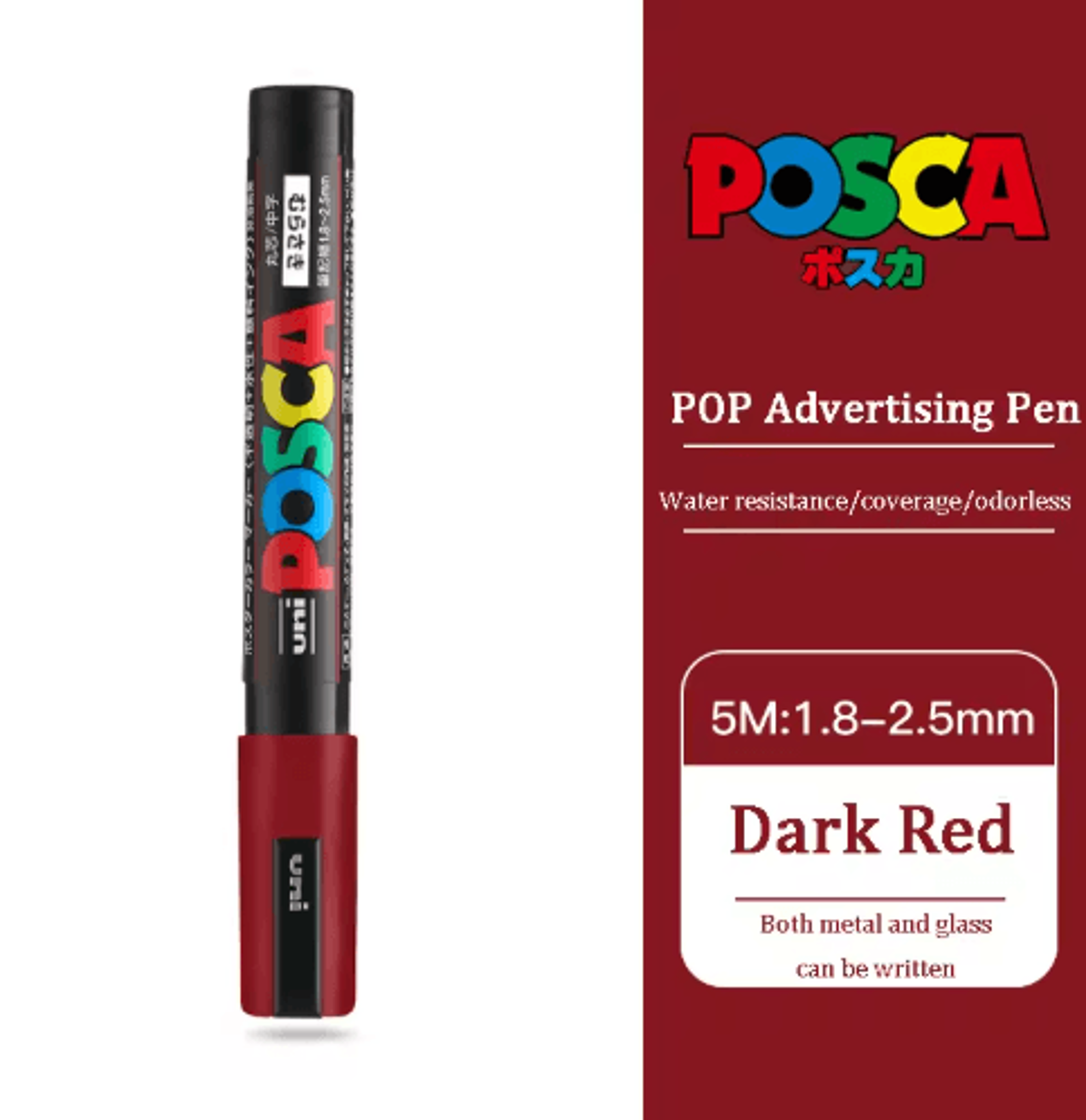 Uni POSCA Acrylic Marker Set PC5M  MultiSurface Paint Pens 29 Colors 14