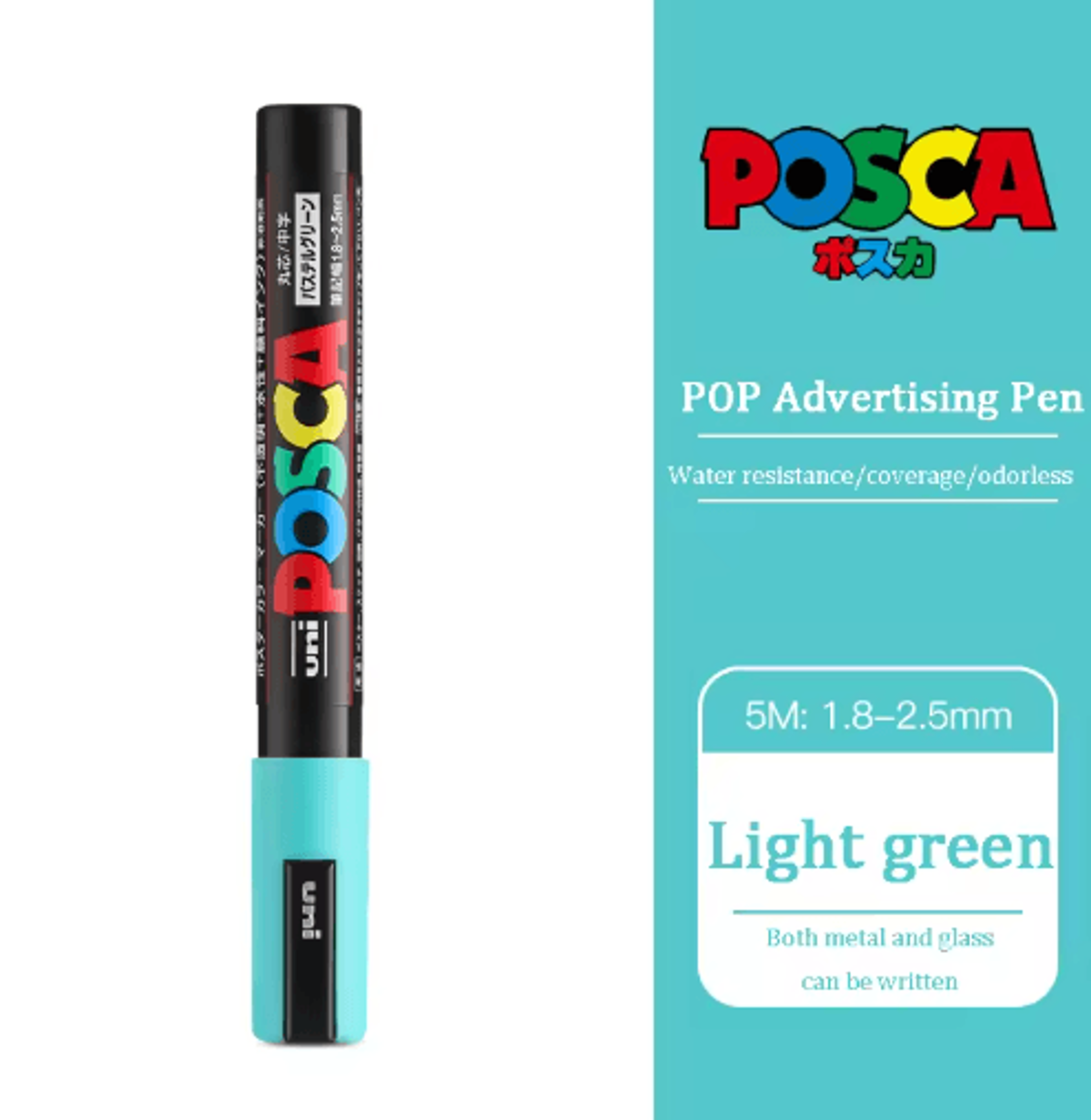 Uni POSCA Acrylic Marker Set PC5M  MultiSurface Paint Pens 29 Colors 18