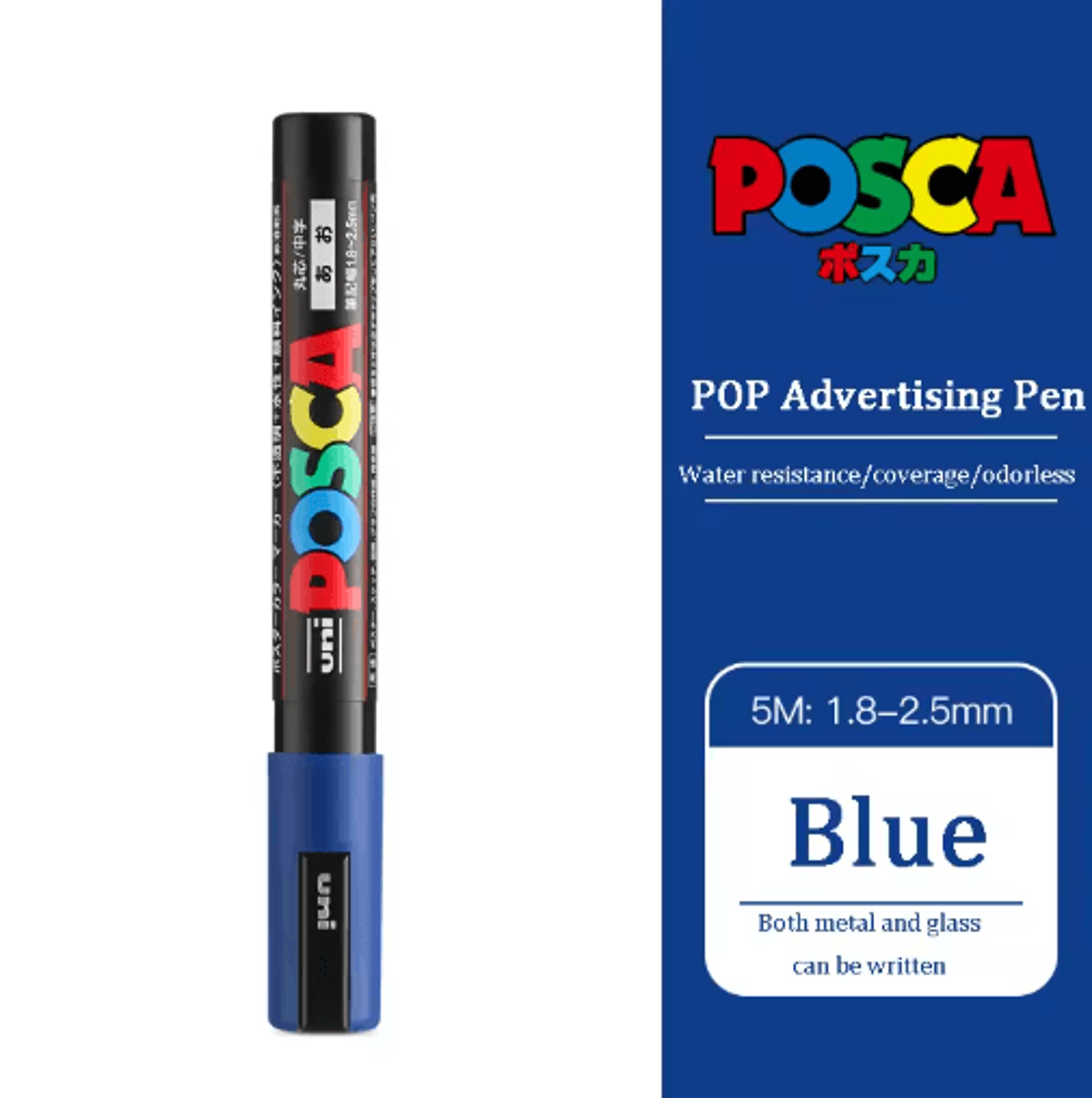 Uni POSCA Acrylic Marker Set PC5M  MultiSurface Paint Pens 29 Colors 20