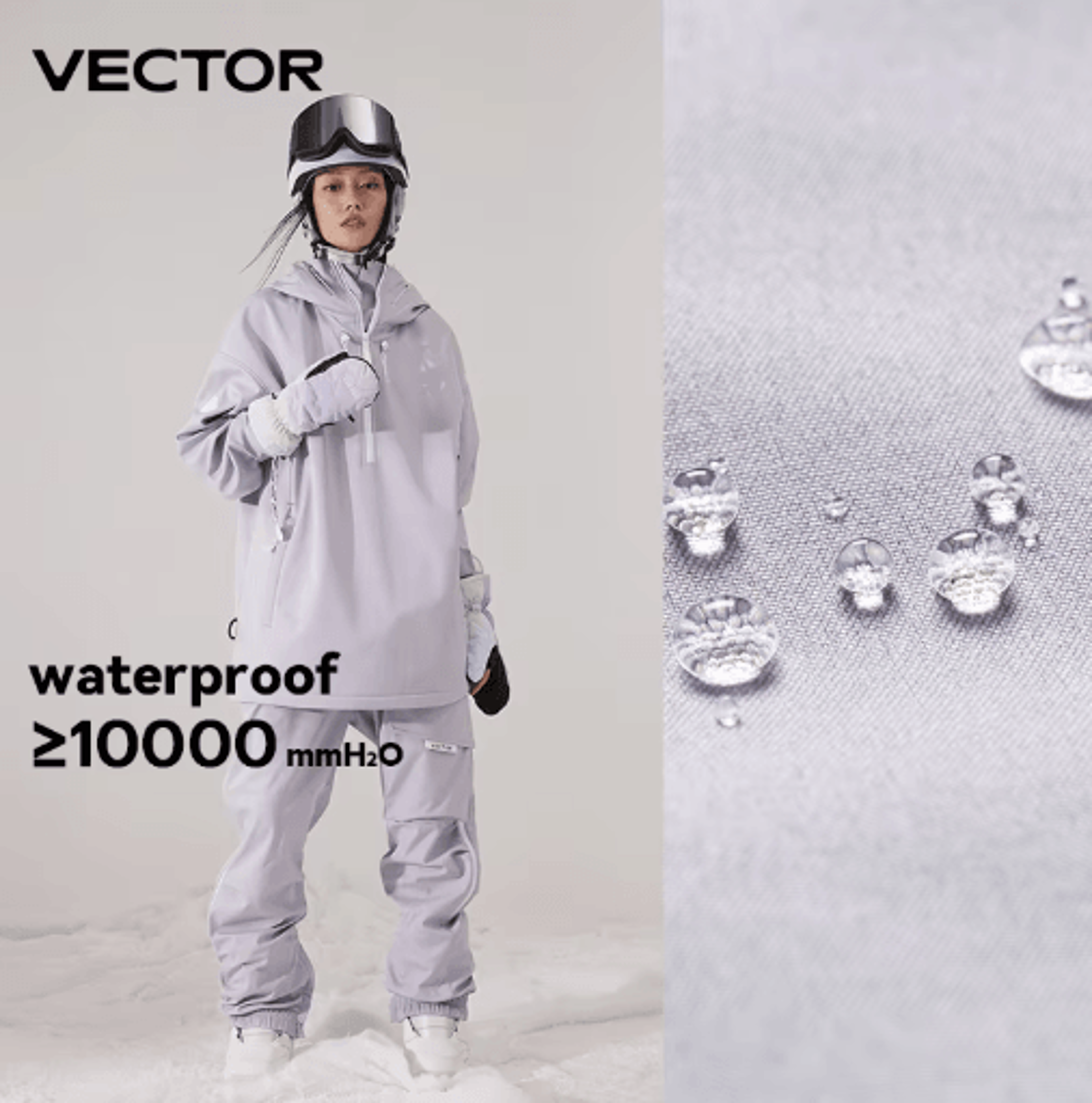All Weather Ski Jacket And Pants Set Waterproof Windproof Snowboard Suit 18
