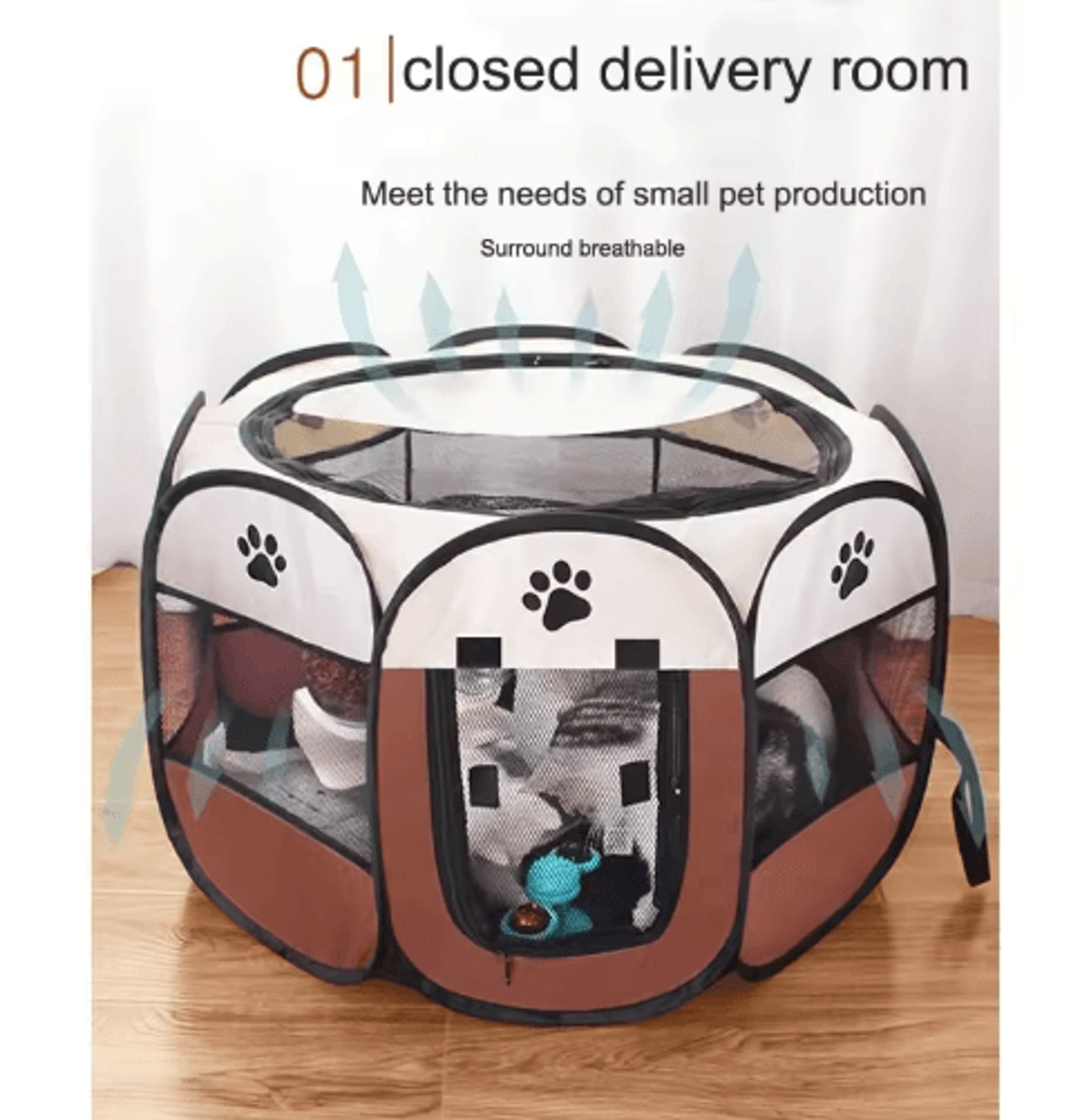 Portable Foldable Cat Tent  Outdoor Travel Pet House  Playpen 8