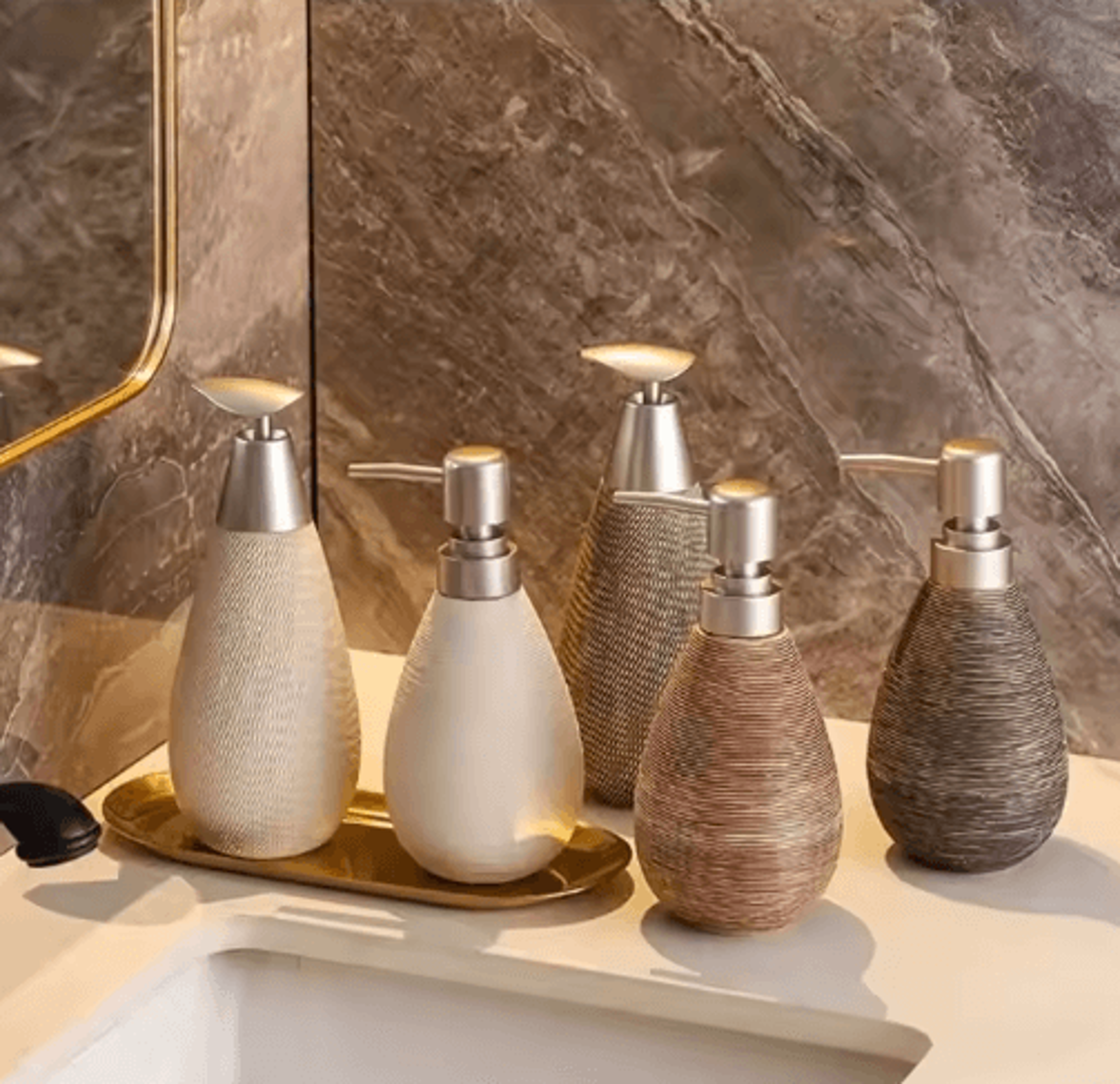 Retro Ceramic Soap Dispenser  Stylish Pump Bottle For Bathroom  Kitchen 9