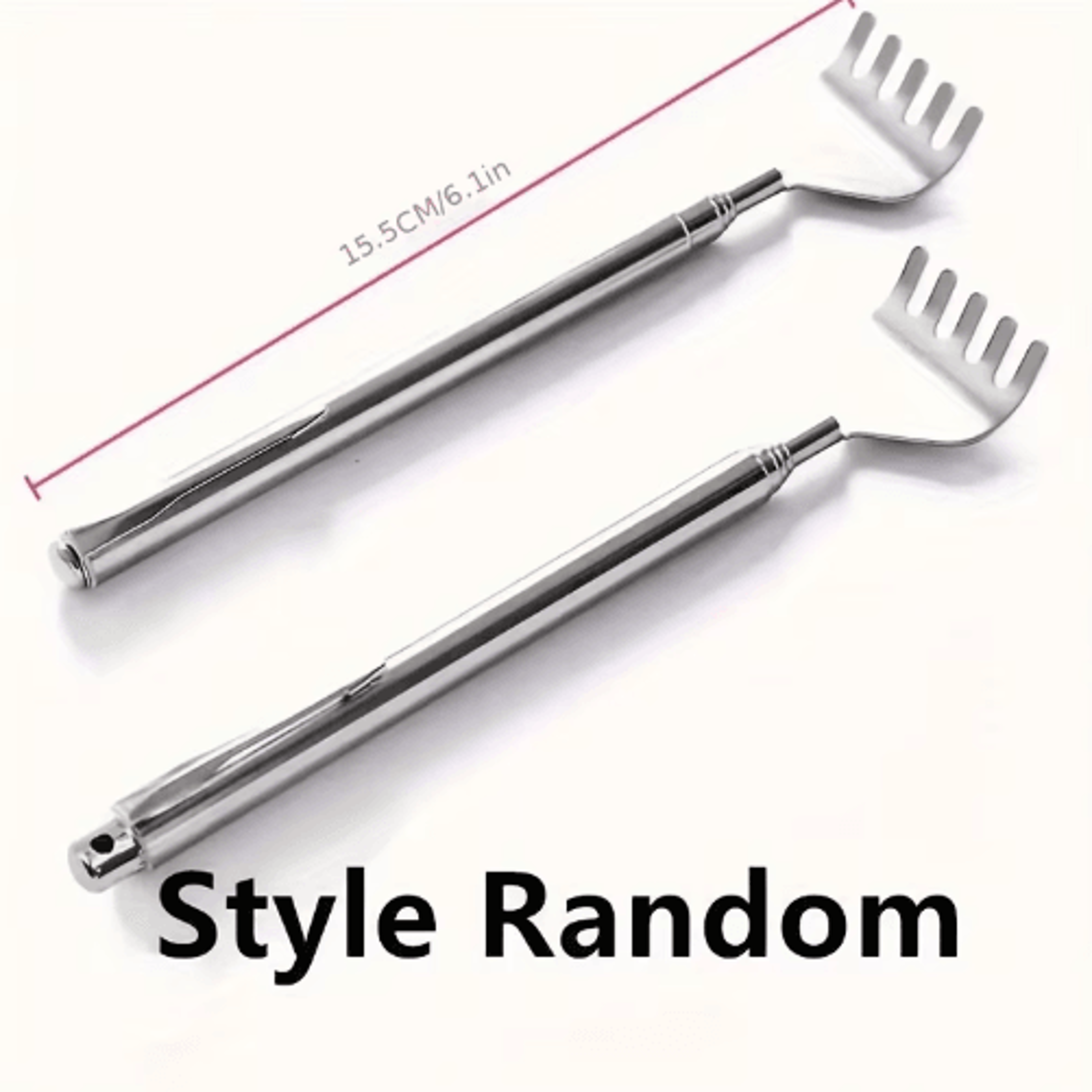 Extendable Stainless Steel Back Scratcher For Instant Itch Relief 5