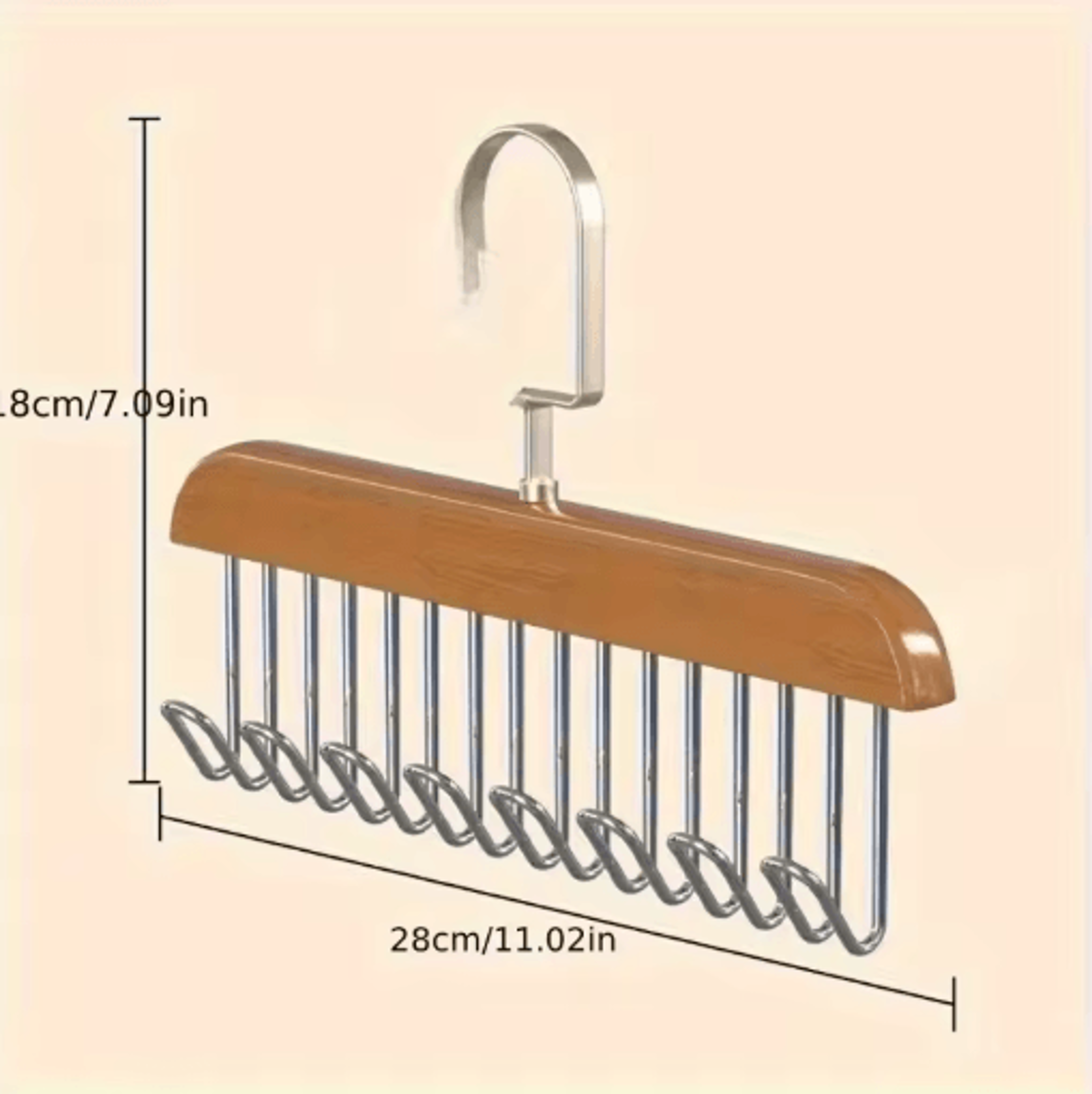 MultiFunction Clothes Hanger For Belts Ties Hats  Accessories 7