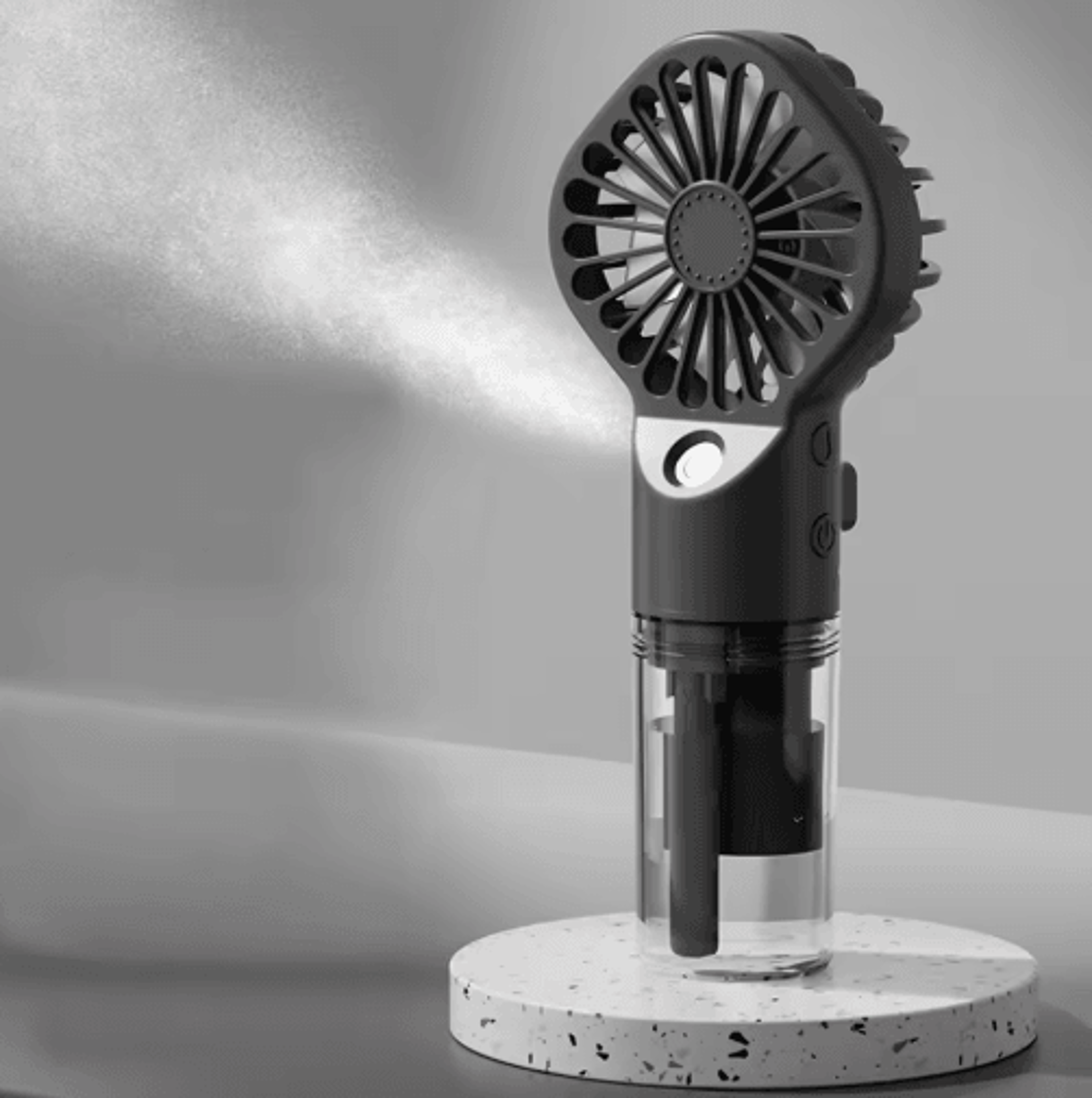 Portable Mist Handheld Fan  USB Rechargeable Mini Spray Fan With Humidifier 3