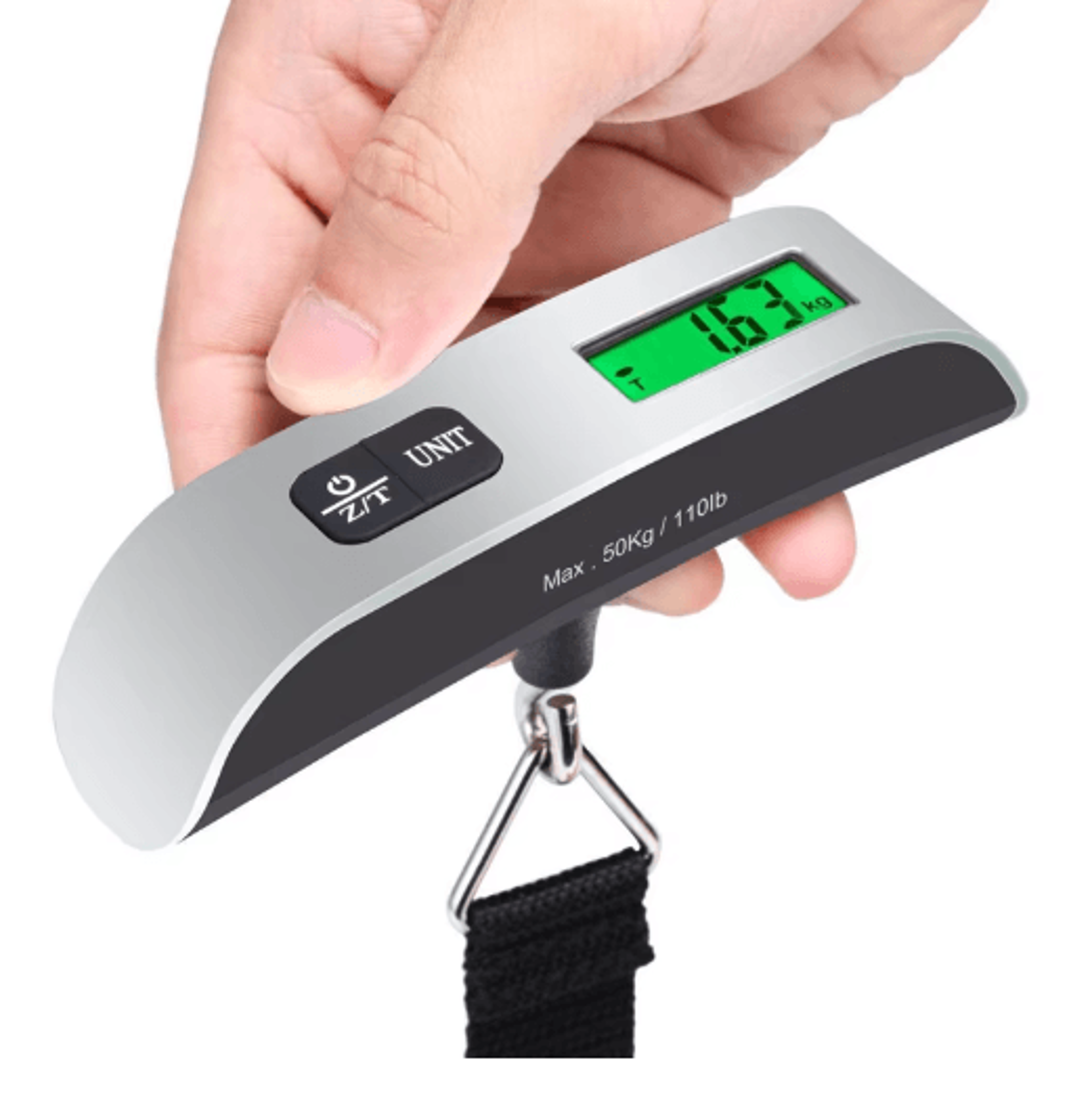 Portable Digital Luggage Scale  LCD Hanging Baggage Weight Scale Up To 50kg110lb 0