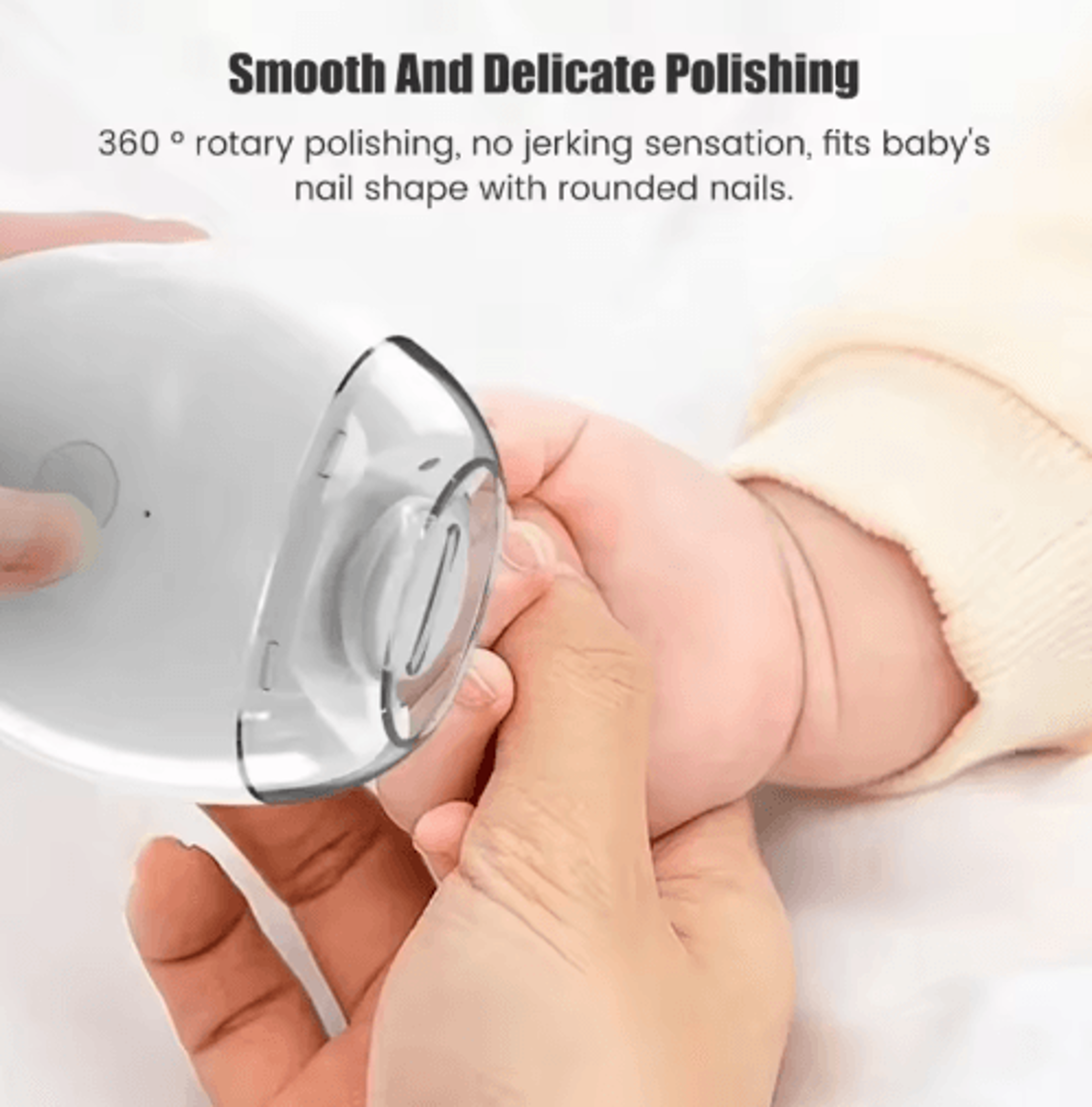 2in1 Electric Nail Clipper  Automatic Nail Trimmer With LED Light For Baby  Adults 5