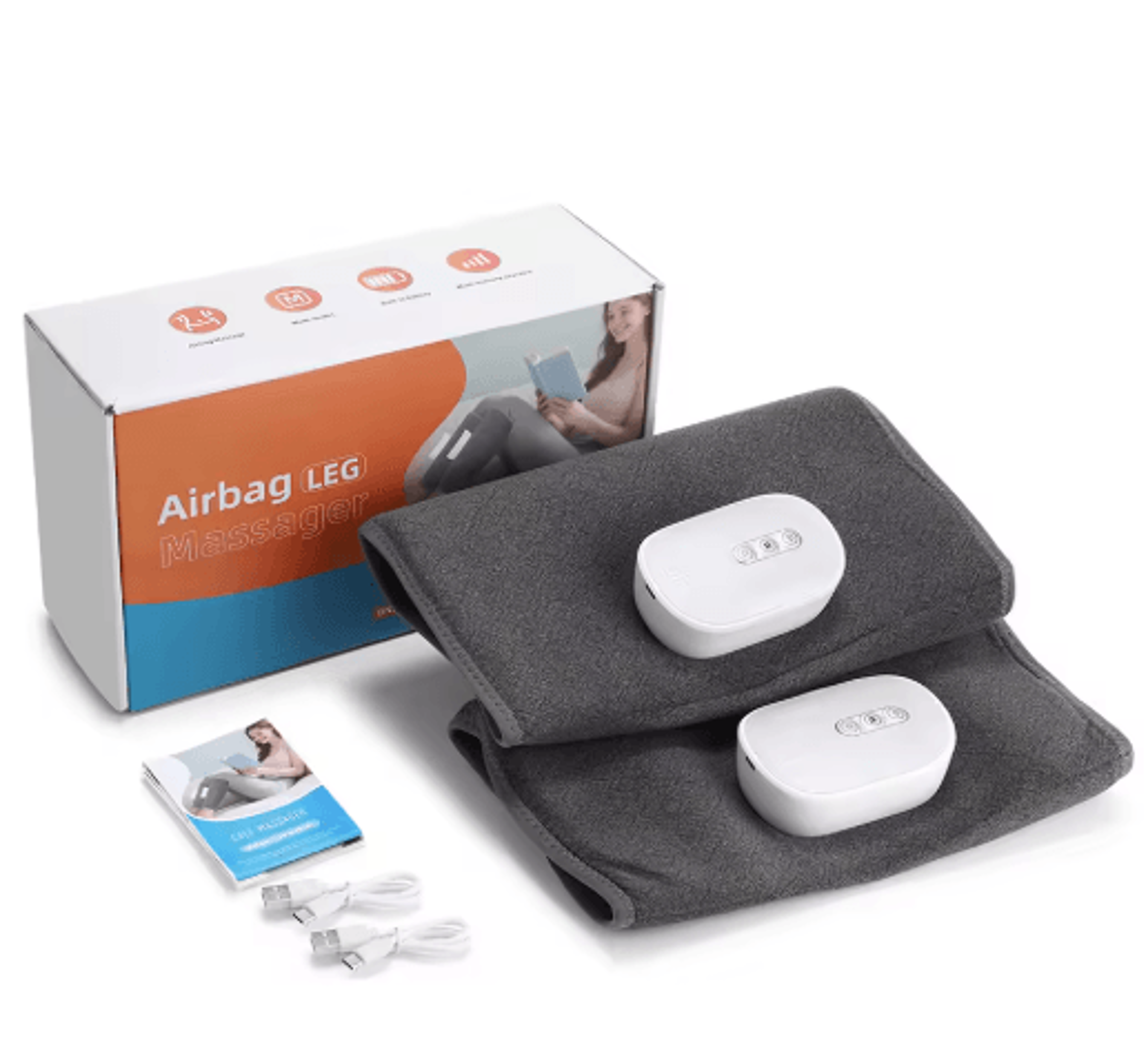 Wireless Leg Massager With Air Compression For Muscle Recovery  Relaxation 1