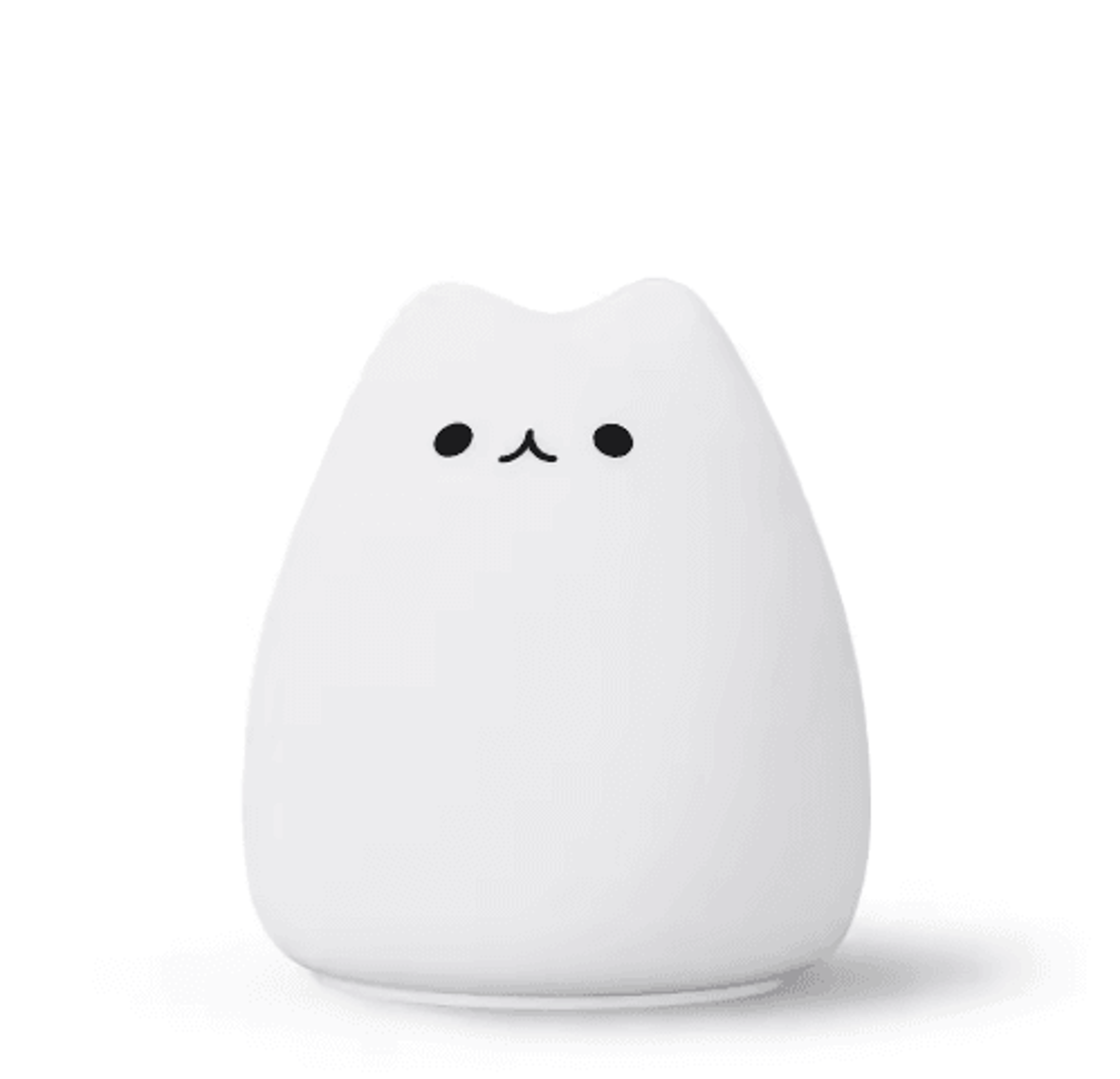 Cute Cat Night Light With Touch Control  7Color Changing Glow 3
