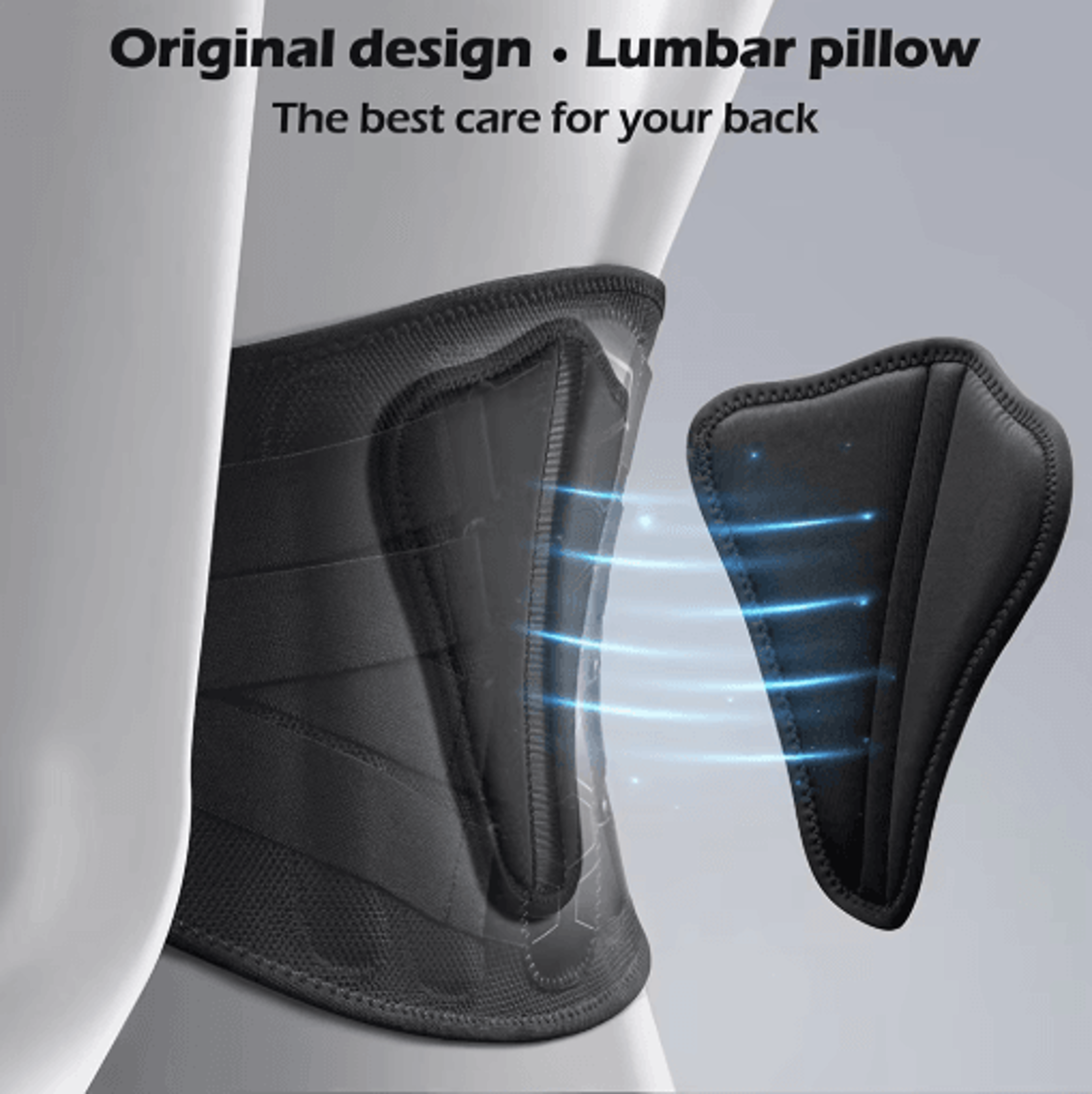 FlexRelief Lower Back Brace Lightweight Lumbar Support Belt For Pain Sciatica  Posture 5