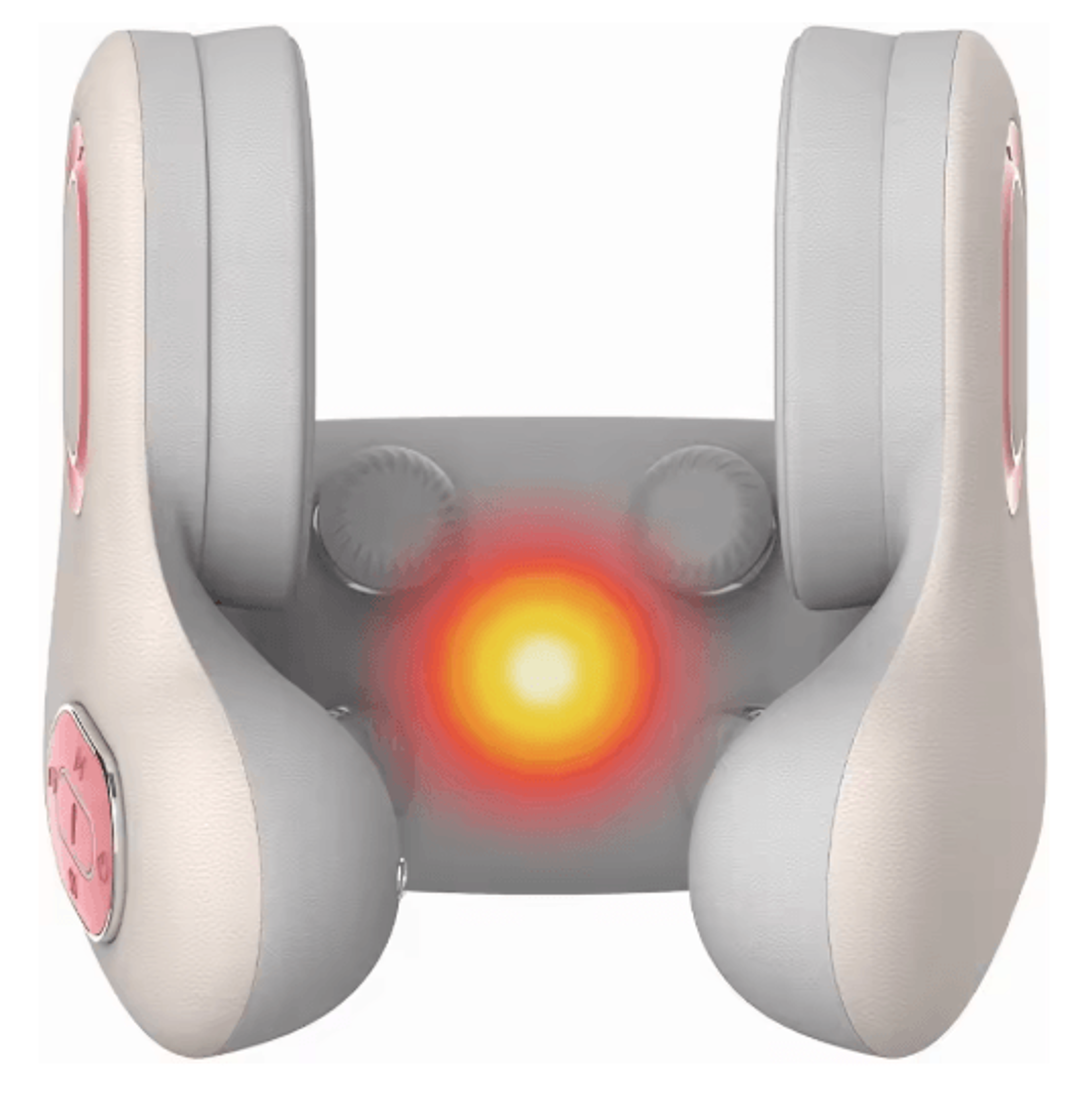 SmartRelax Wireless Neck Massager U Shaped Neck Massage Pillow With Heat Red Light  Bluetooth 0