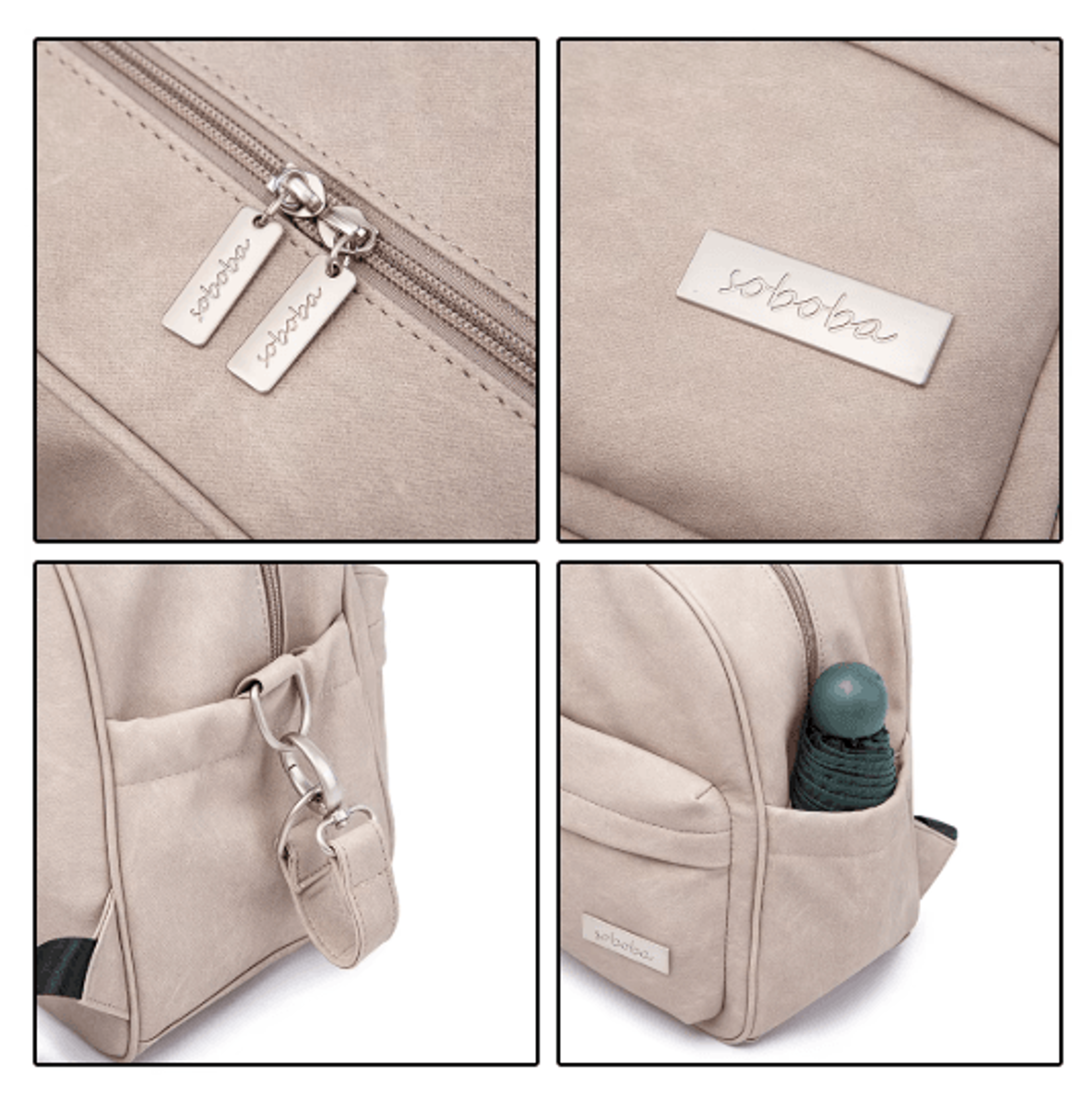 Lightweight Waterproof Diaper Backpack Multi Pocket Diaper Bag Backpack For Easy Baby Travel 12