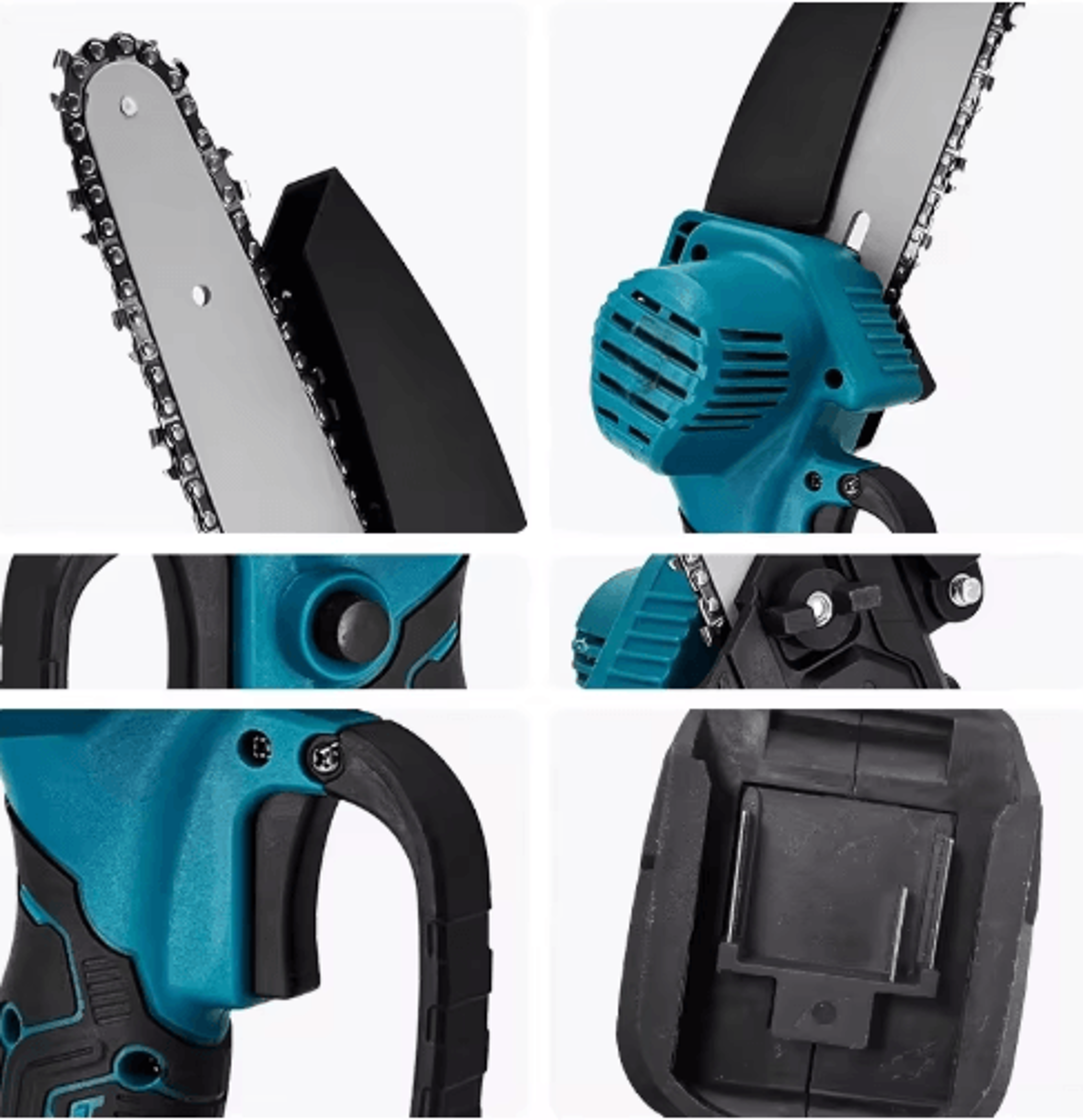 6Inch Mini Electric Chainsaw 1700RPM Portable Mini Electric Chainsaw For OneHand Wood Cutting 3