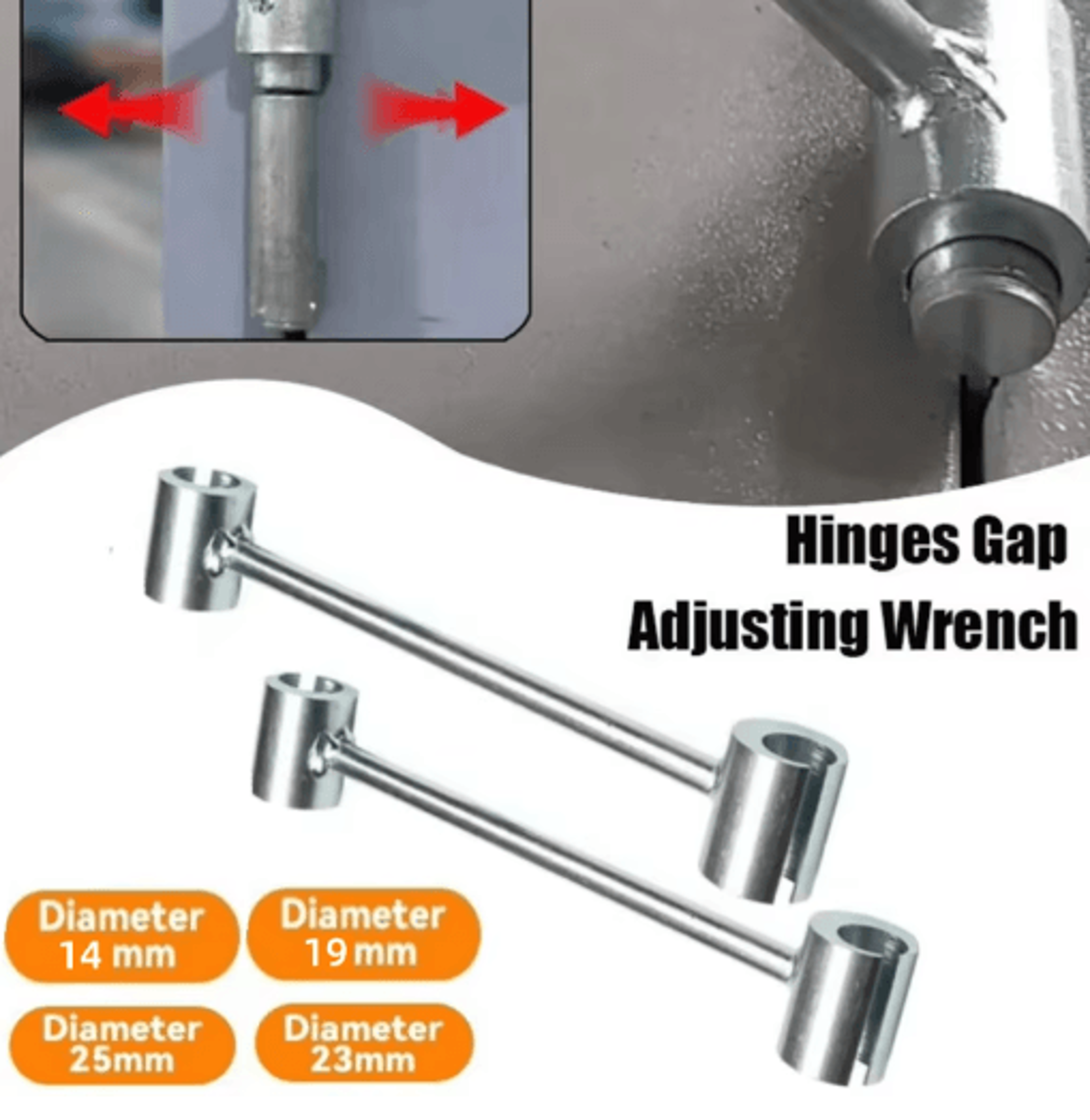 adjustable door hinge repair wrench tool heavy-duty door hinge adjustment tool for easy alignment