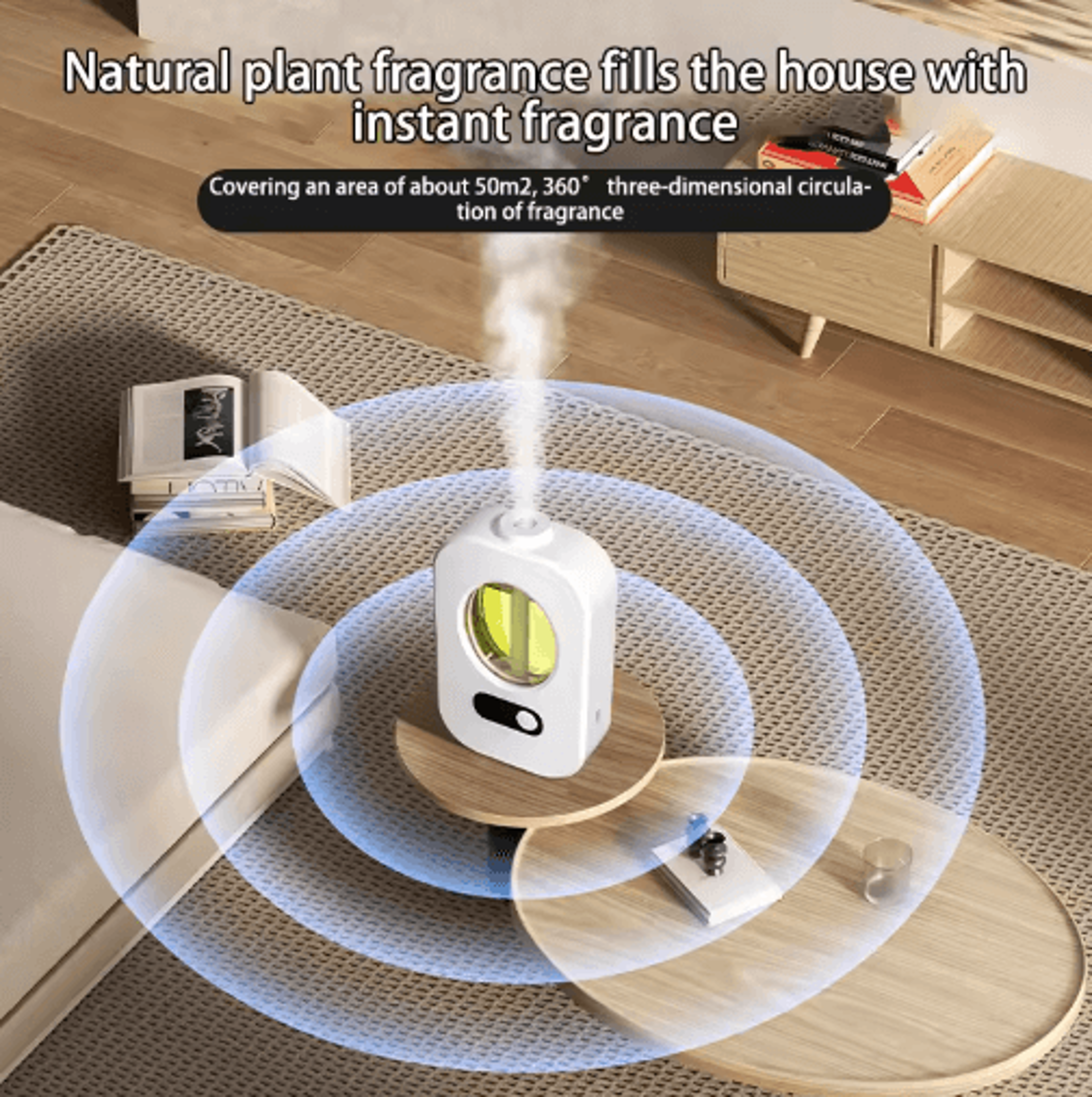 Automatic Aroma Diffuser  Air Freshener  Essential Oil Bathroom Fragrance Dispenser 8