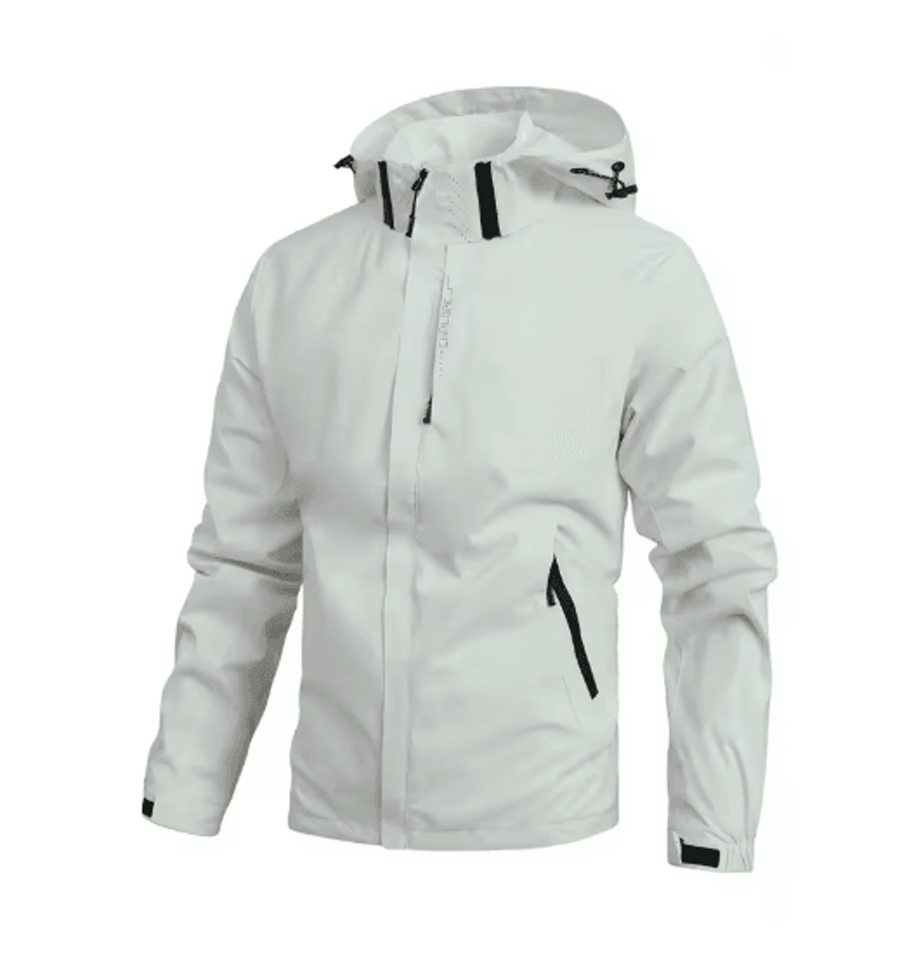 Mens Waterproof Rain Jacket Lightweight Hooded Windproof Outdoor Hiking Raincoat 3