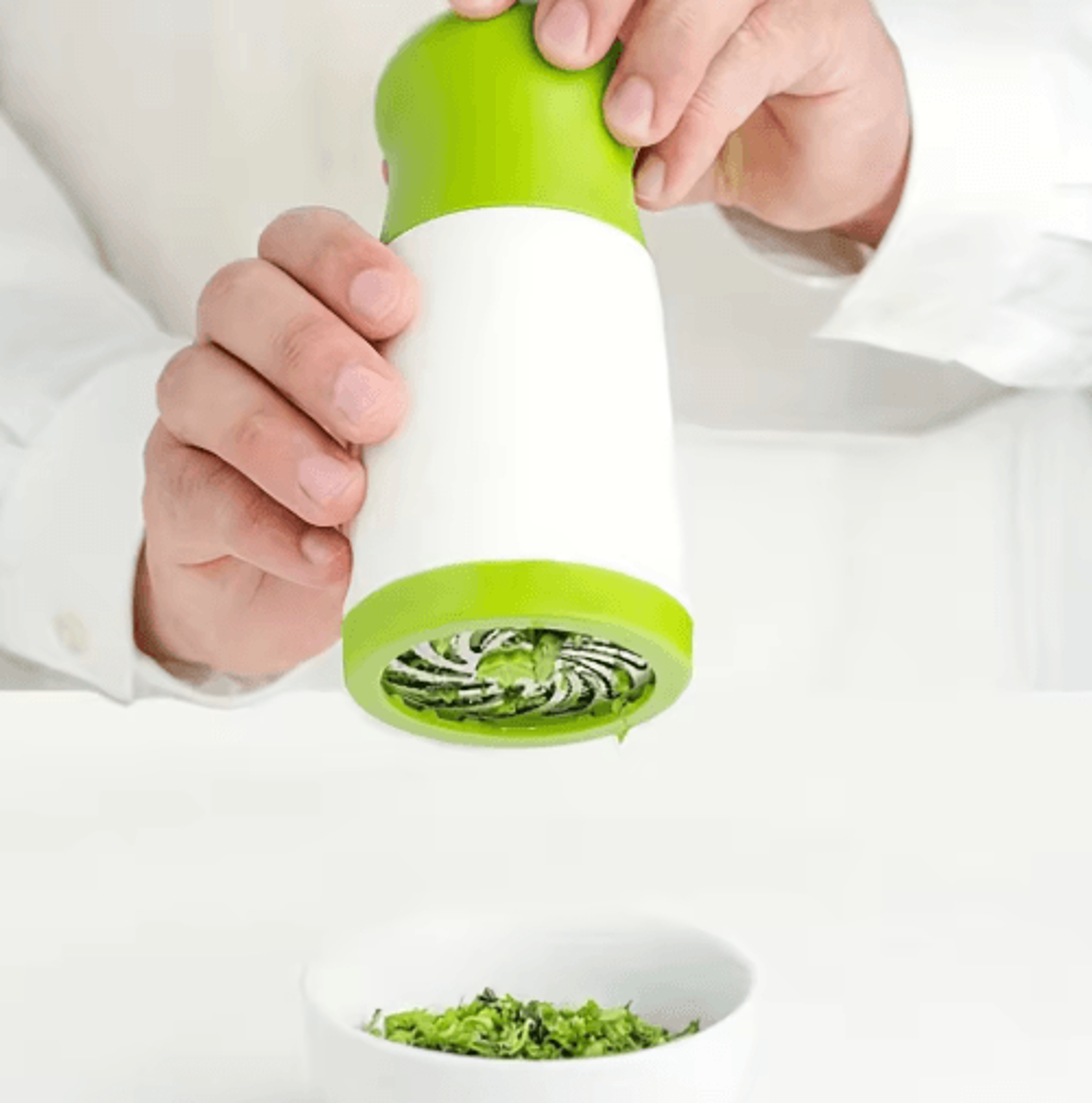 MultiFunction Manual Herb Grinder  Vegetable Cutter  Parsley Herb Mincer Tool 4