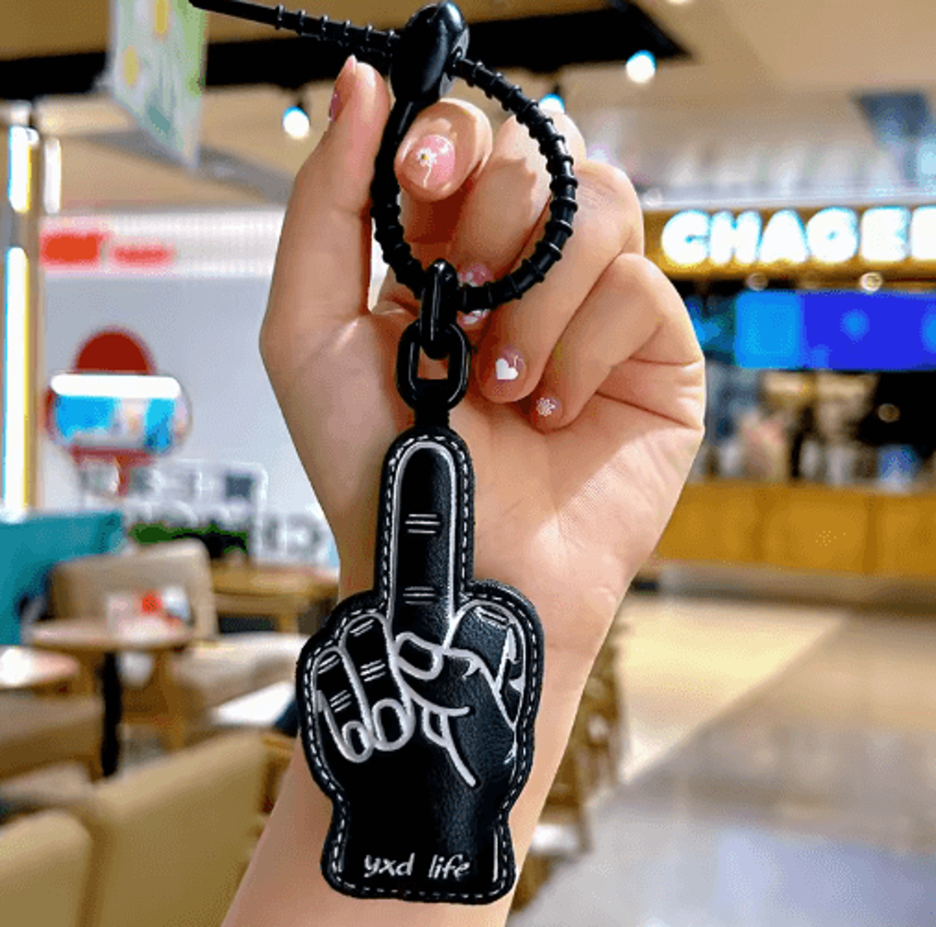 Cute Cartoon Cat Leather Keychain  Stylish Bag Charm  Gift For Cat Lovers 7