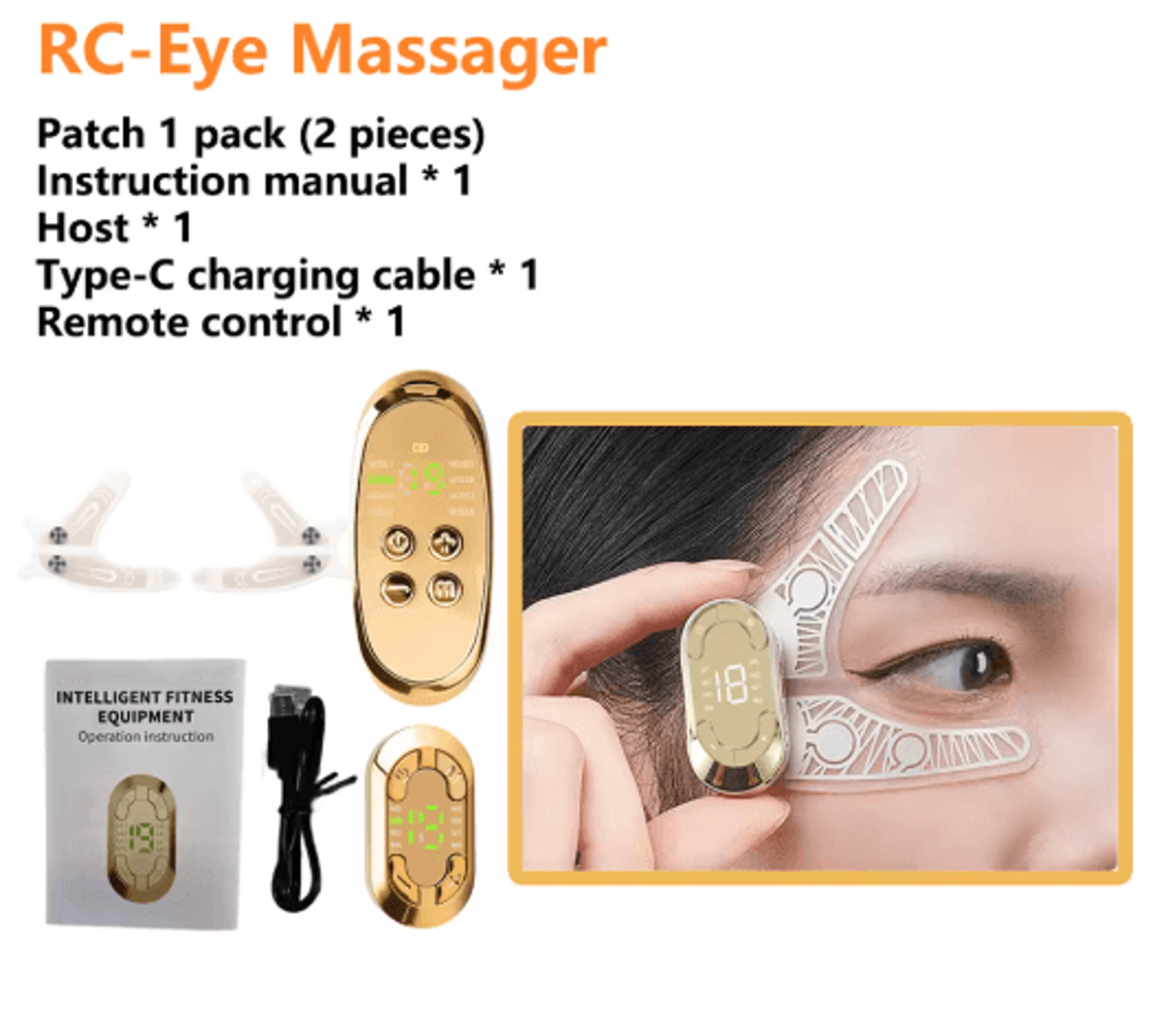 EMS Facial Massager  AntiWrinkle Face Lifting  Eye Care Device 4