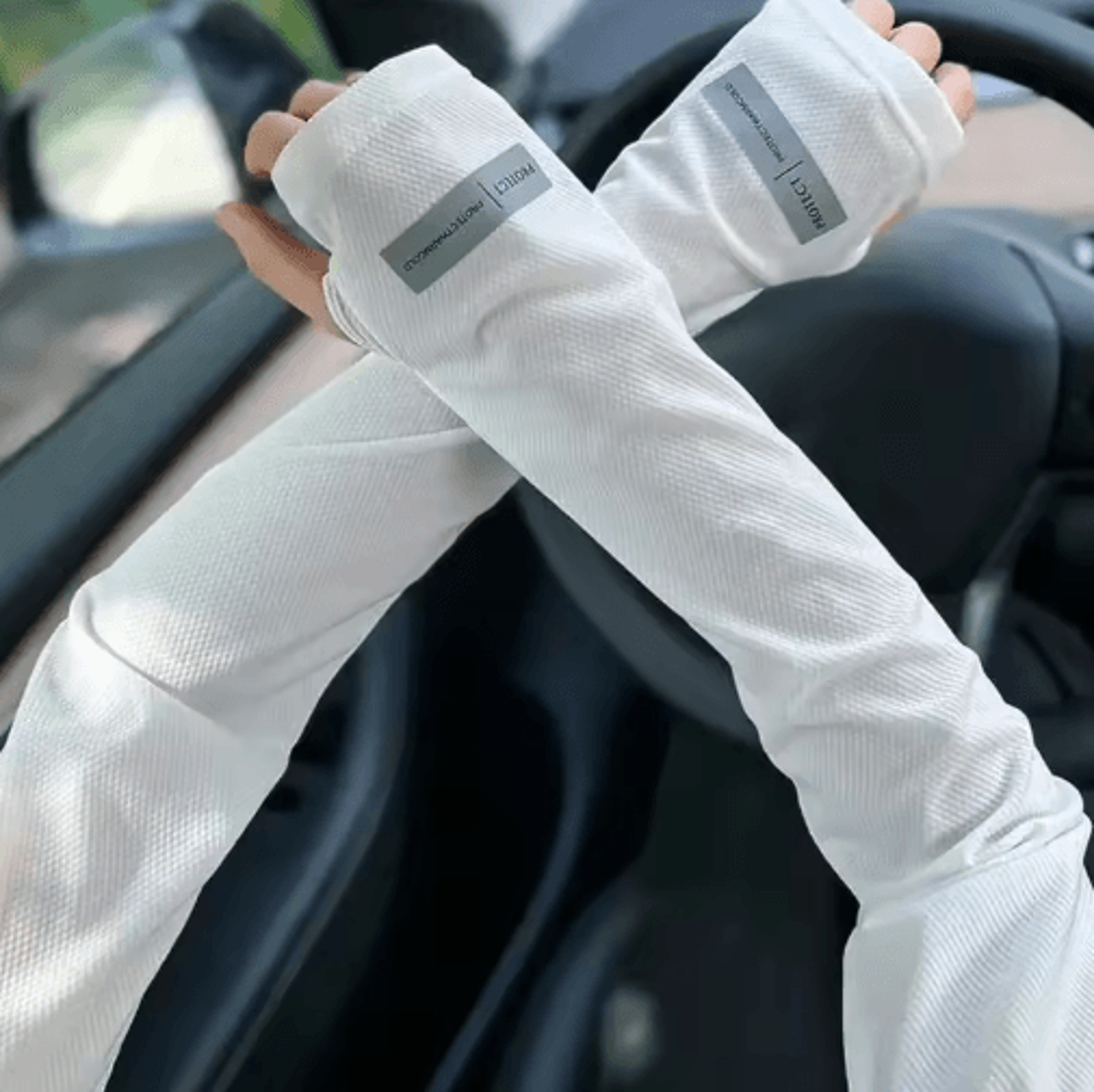 Oversized UV Protection Cooling Arm Sleeves  Breathable Summer Outdoor Sun Guards 2