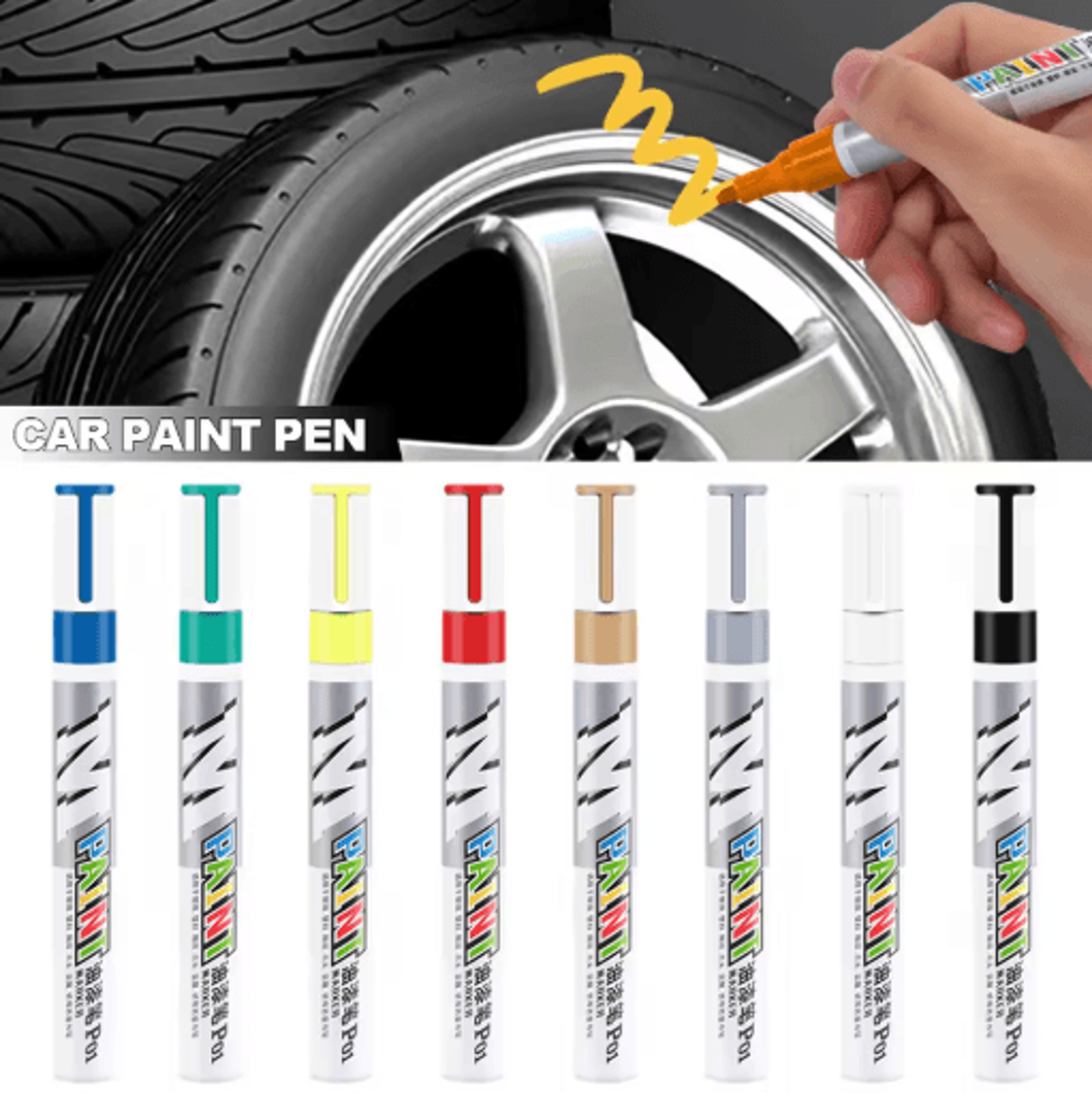 Car Scratch Repair Pen Quick Touch Up Paint Marker For Auto Scratch Removal 13
